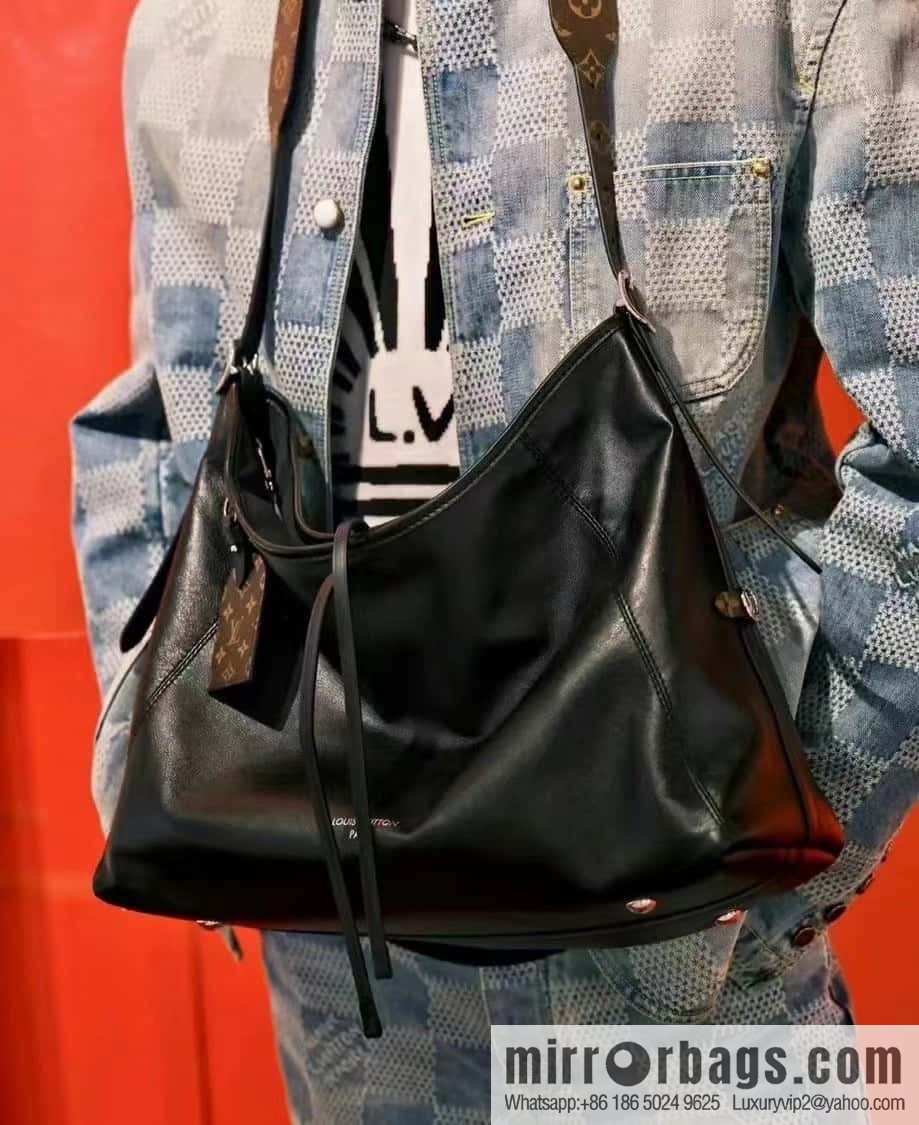 LV M25143 New CARRYALL DARK medium handbag of the season
