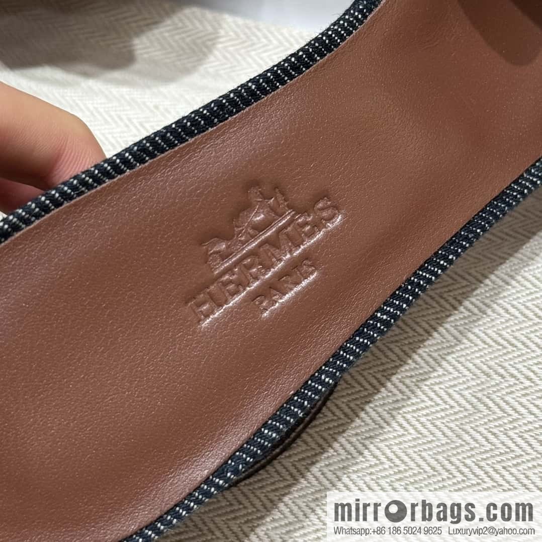 Hermès' latest popular denim high heels