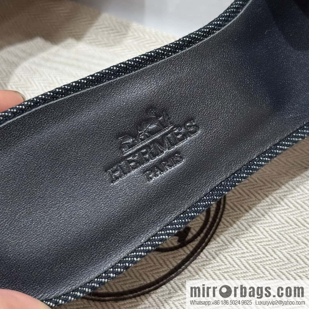 Hermès' latest popular denim high heels