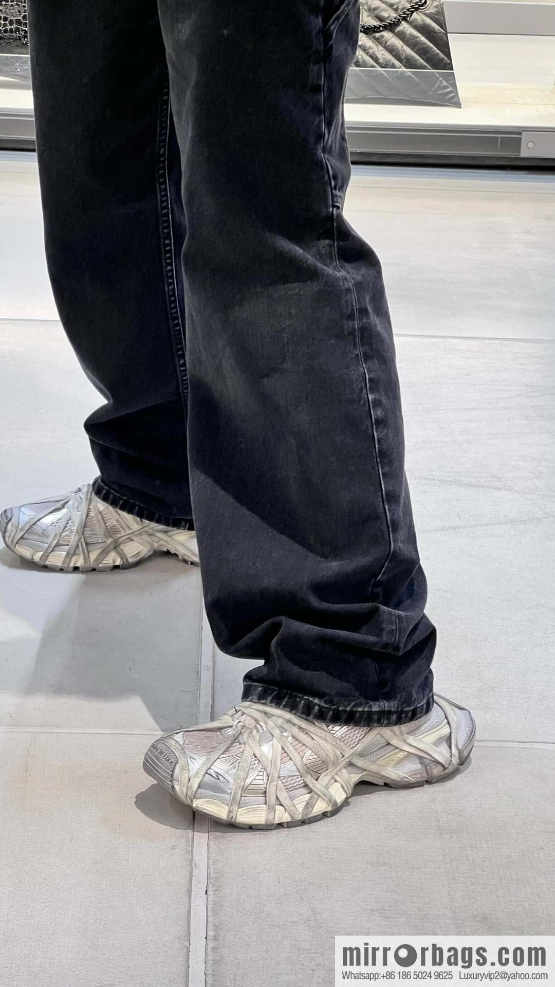 𝐁𝐚𝐥𝐞𝐧𝐜𝐢𝐚𝐠𝐚• 3 𝐗𝐋|||𝟐𝟎𝟐𝟒 retro old sports dad shoes, spider web 🕸️ straps upgrade