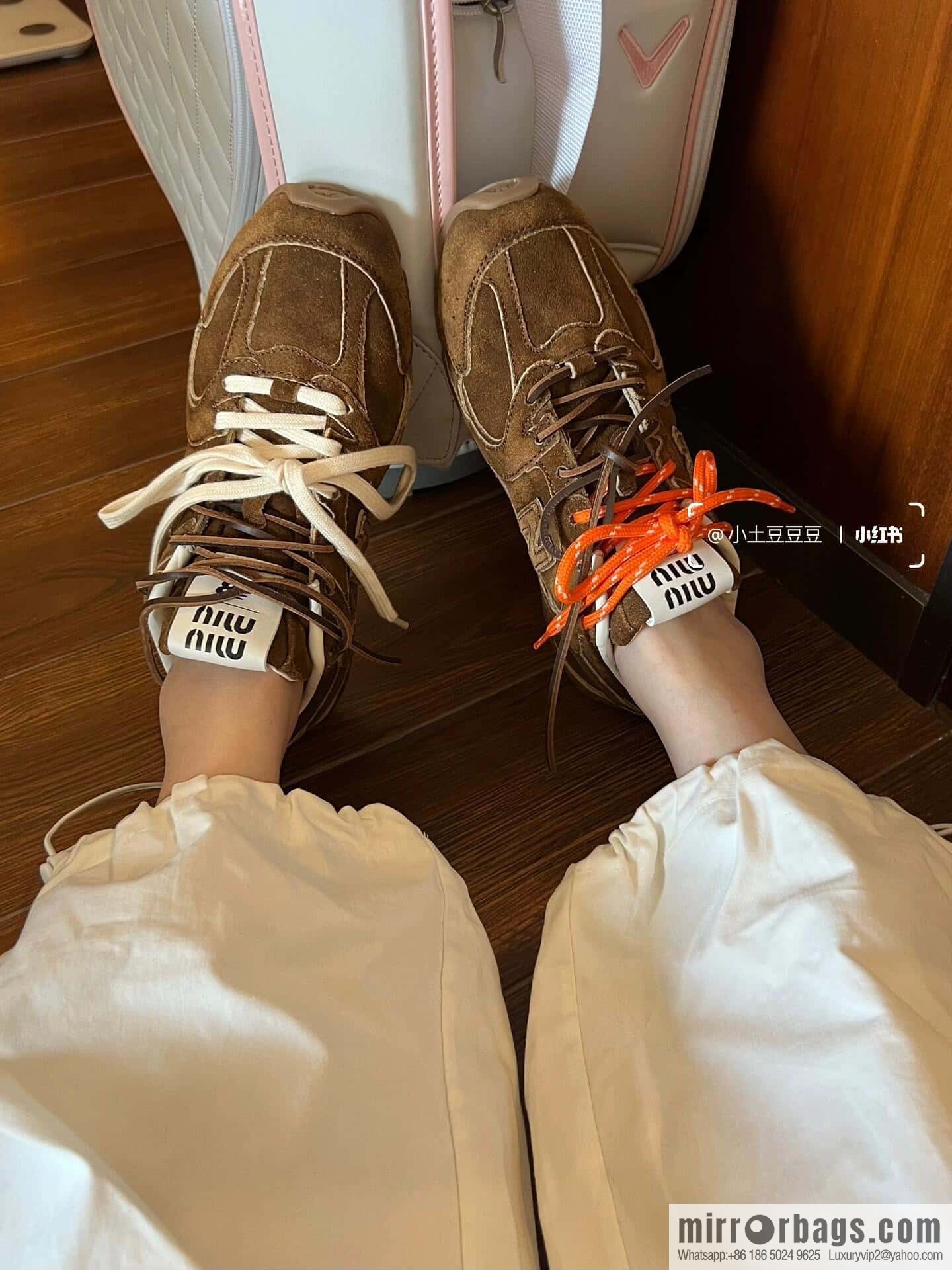 Miu Miu ✖ 𝐍𝐞𝐰 𝐁𝐚𝐥𝐚𝐧𝐜𝐞 𝟓𝟑𝟎 joint model Lace-up Forrest training shoes, football shoes