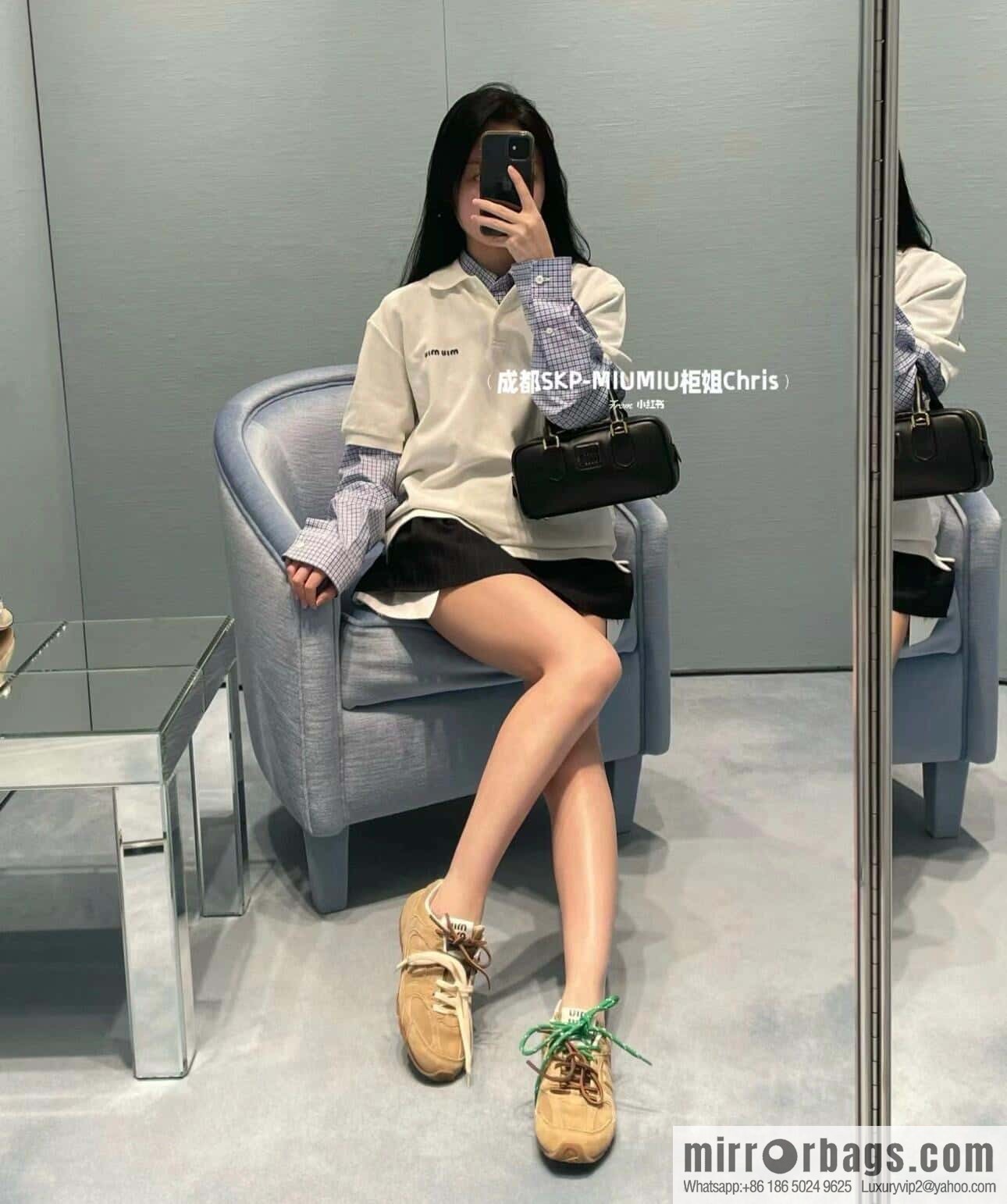 Miu Miu ✖ 𝐍𝐞𝐰 𝐁𝐚𝐥𝐚𝐧𝐜𝐞 𝟓𝟑𝟎 joint model Lace-up Forrest training shoes, football shoes