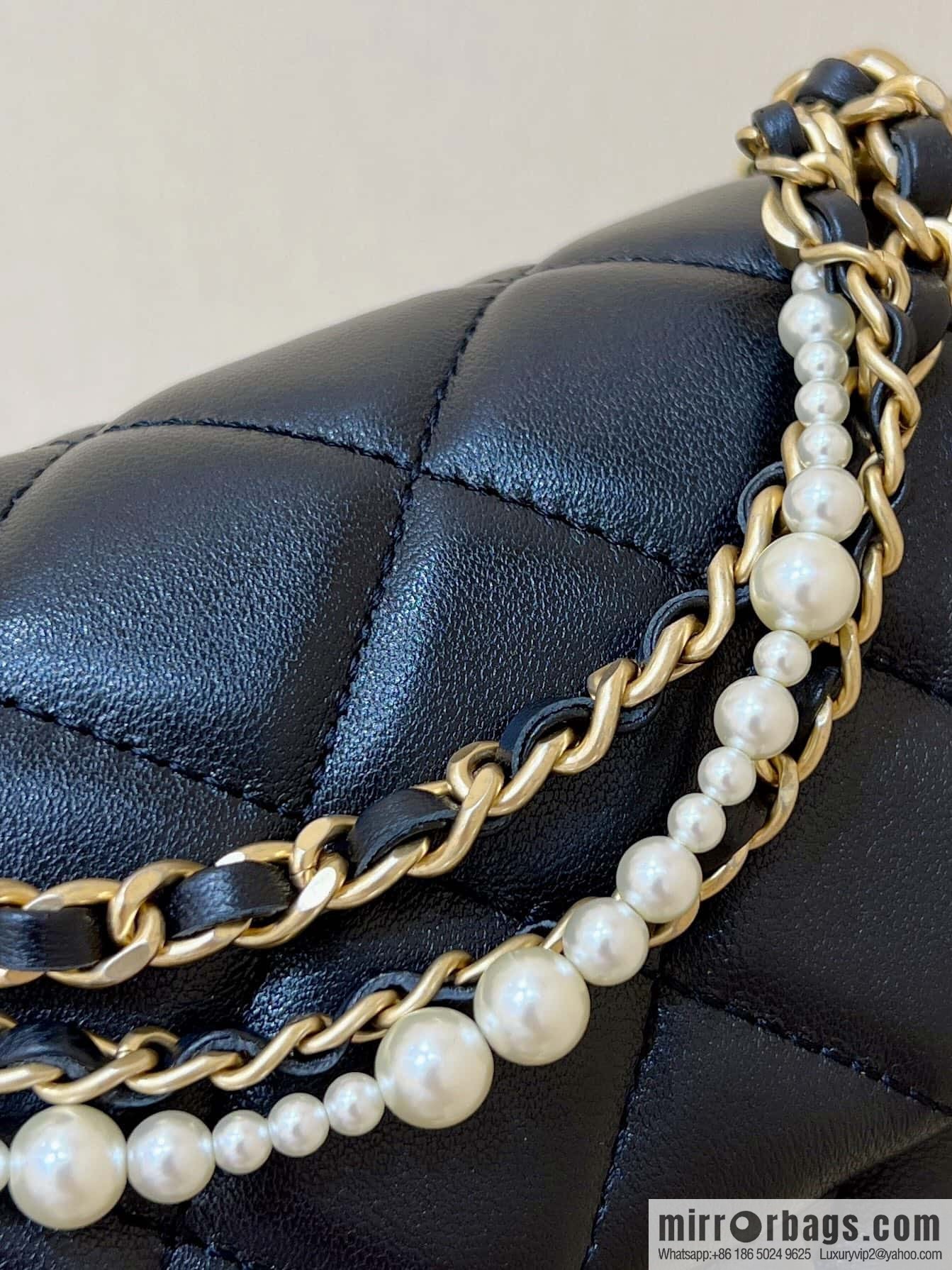 CHANEL 24P Spring and Summer Preview Series Limited Edition Pearl Large Square Fatty AS4384