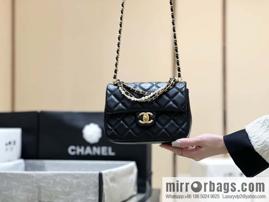 CHANEL 24P Spring and Summer Preview Series Limited Edition Pearl Large Square Fatty AS4384