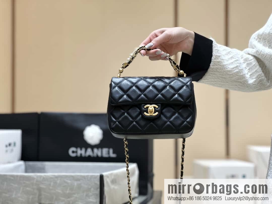 CHANEL 24P Spring and Summer Preview Series Limited Edition Pearl Large Square Fatty AS4384