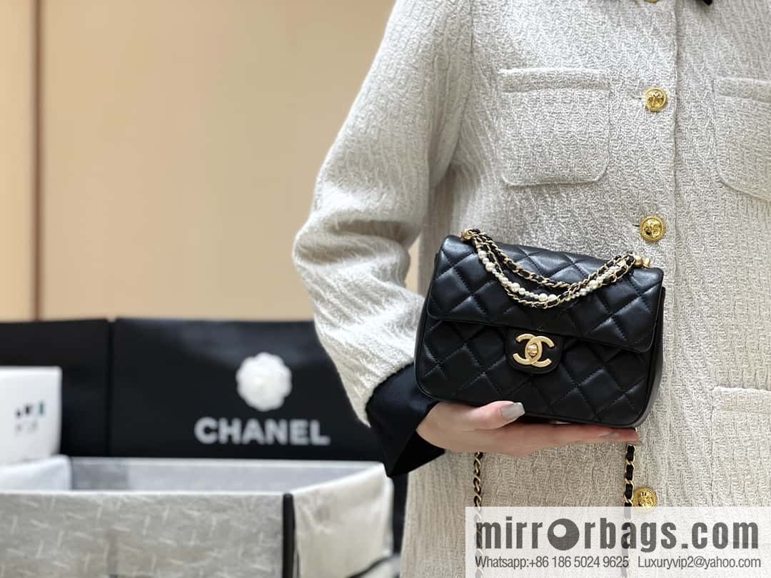 CHANEL 24P Spring and Summer Preview Series Limited Edition Pearl Large Square Fatty AS4384