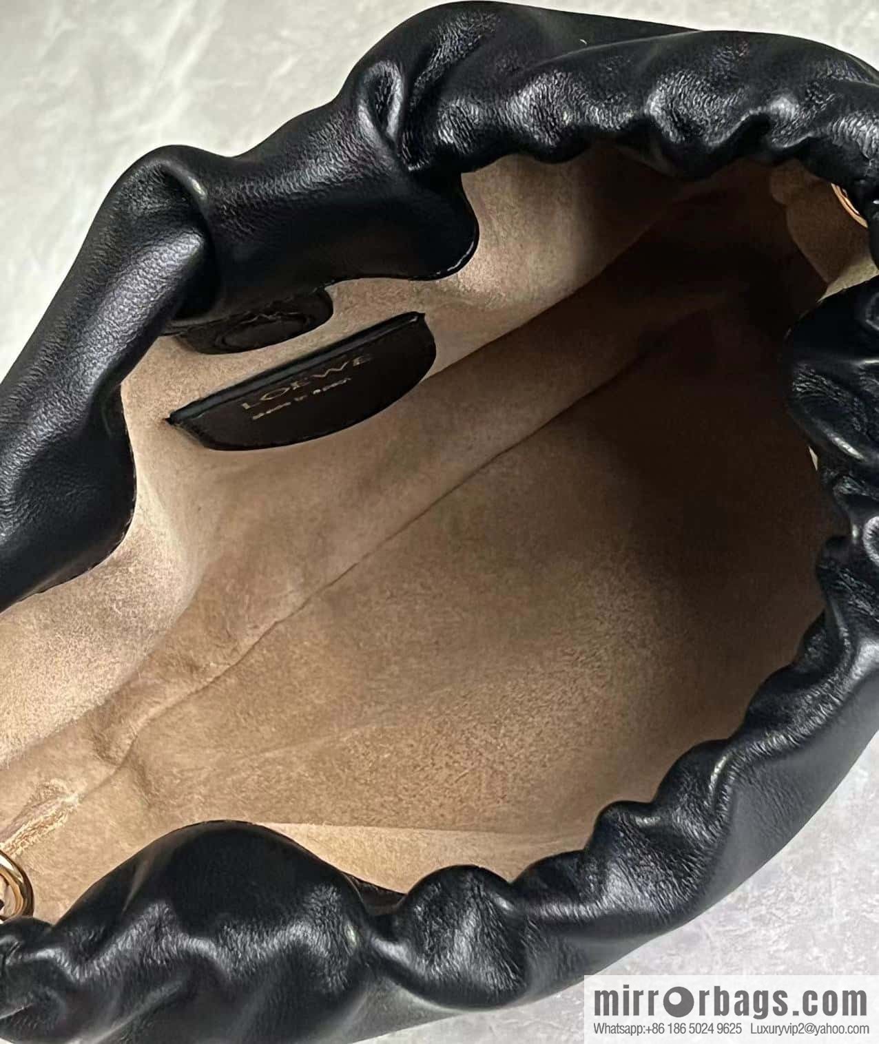 LOEWE Flamenco Purse 0704 black 23cm