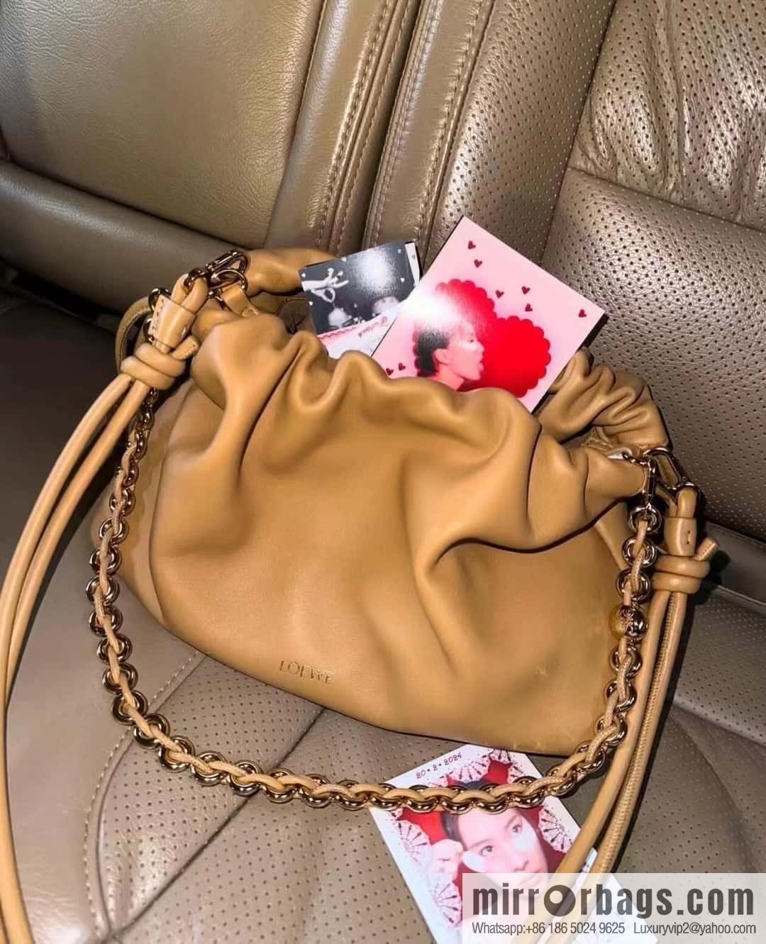 LOEWE Flamenco Purse 0803 Desert Yellow 30cm
