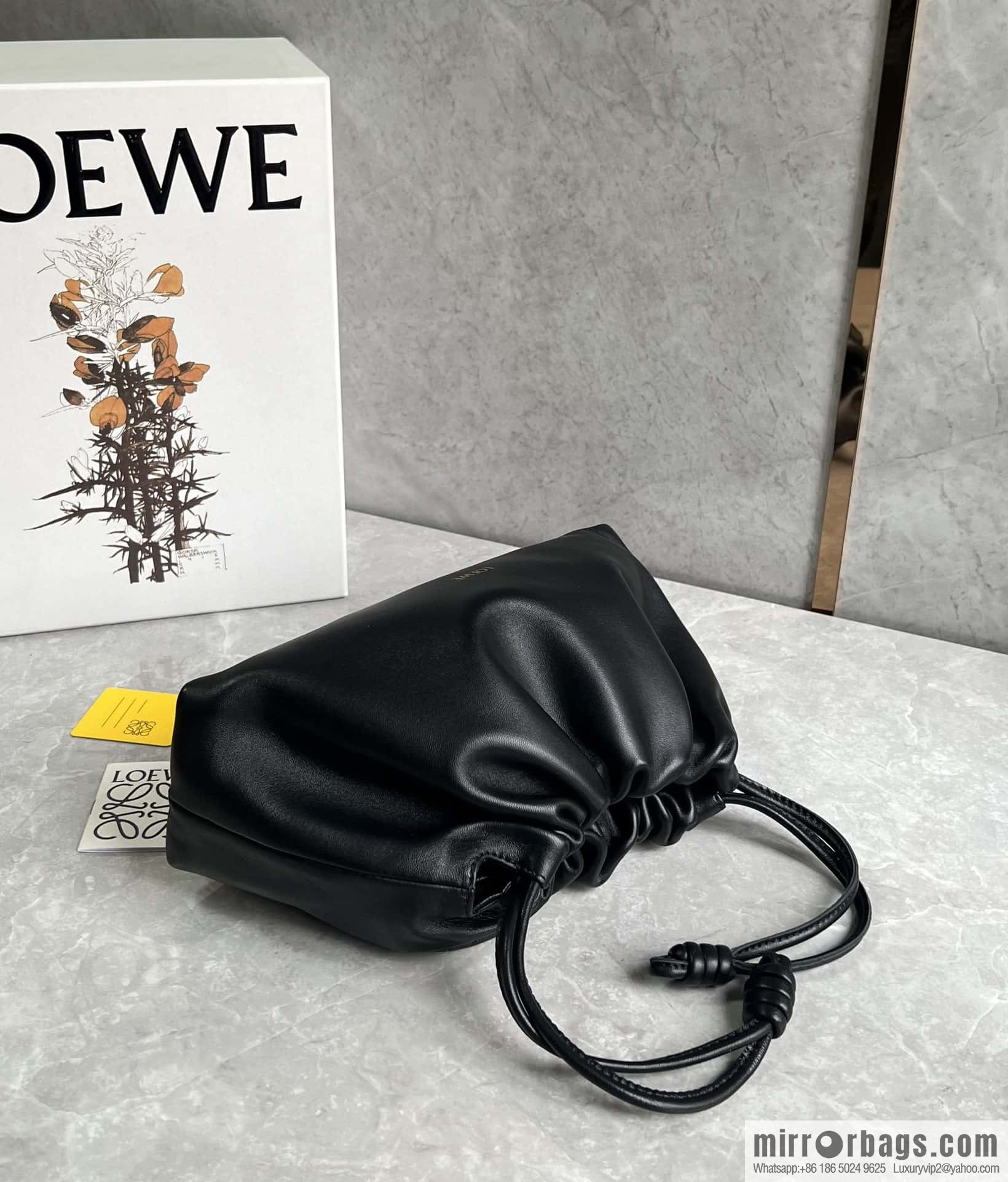LOEWE Flamenco Purse 0803 black 30cm