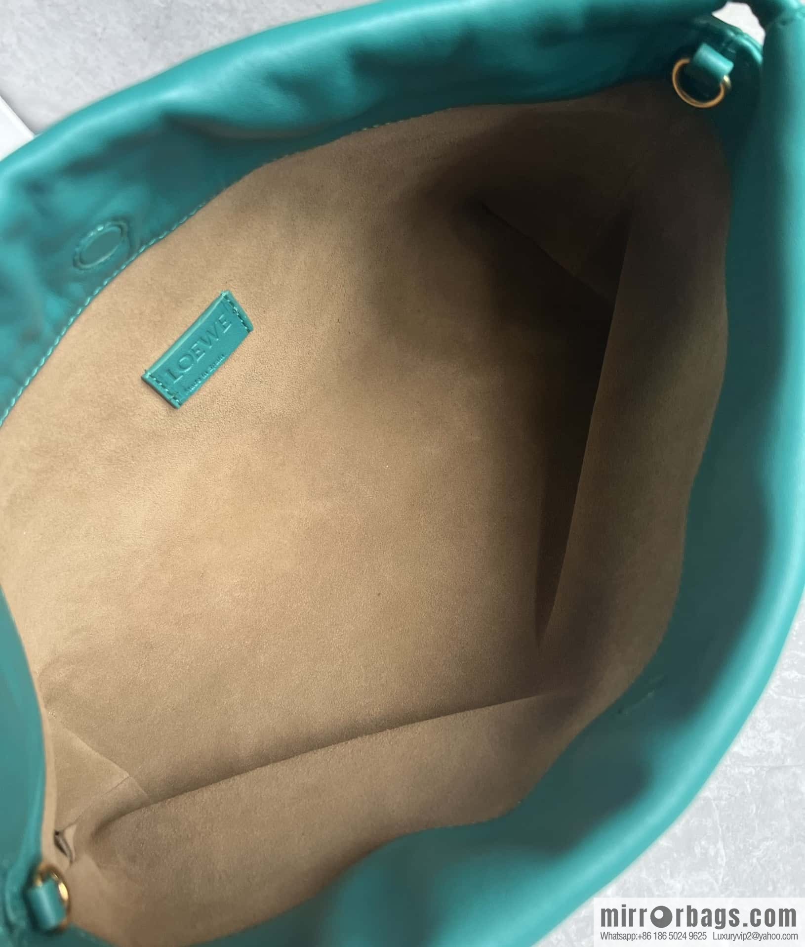 LOEWE Flamenco Purse 0803 Emerald Green 30cm