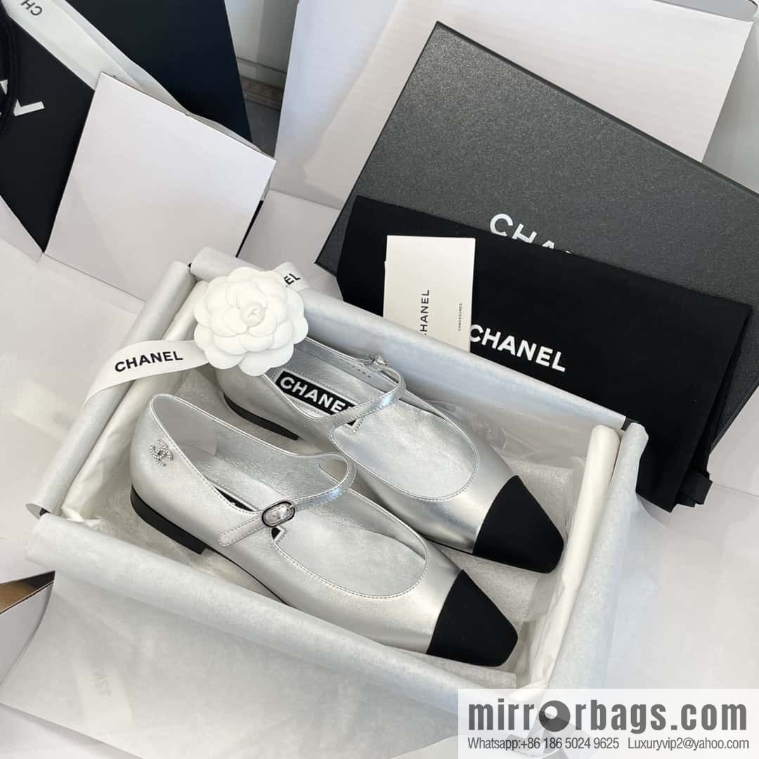 CHANEL Xiaoxiang Spring and summer diagonal head Mary Jane, single shoes