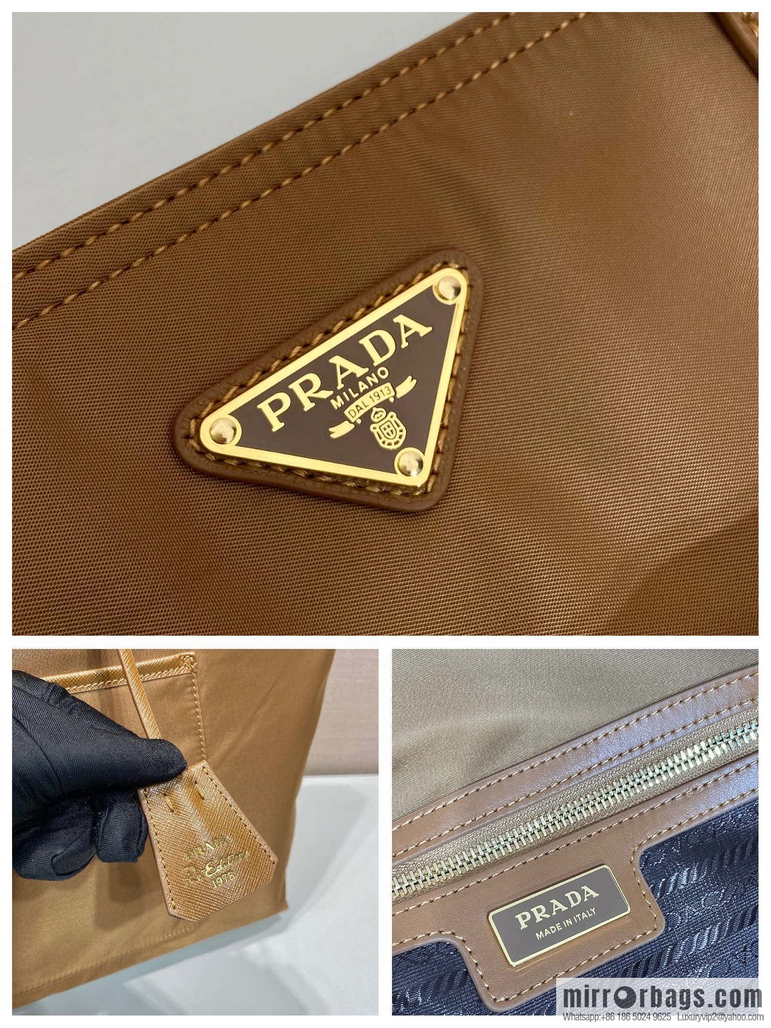 PRADA 🎉 new tote bag 🎉 1BG527 cork color