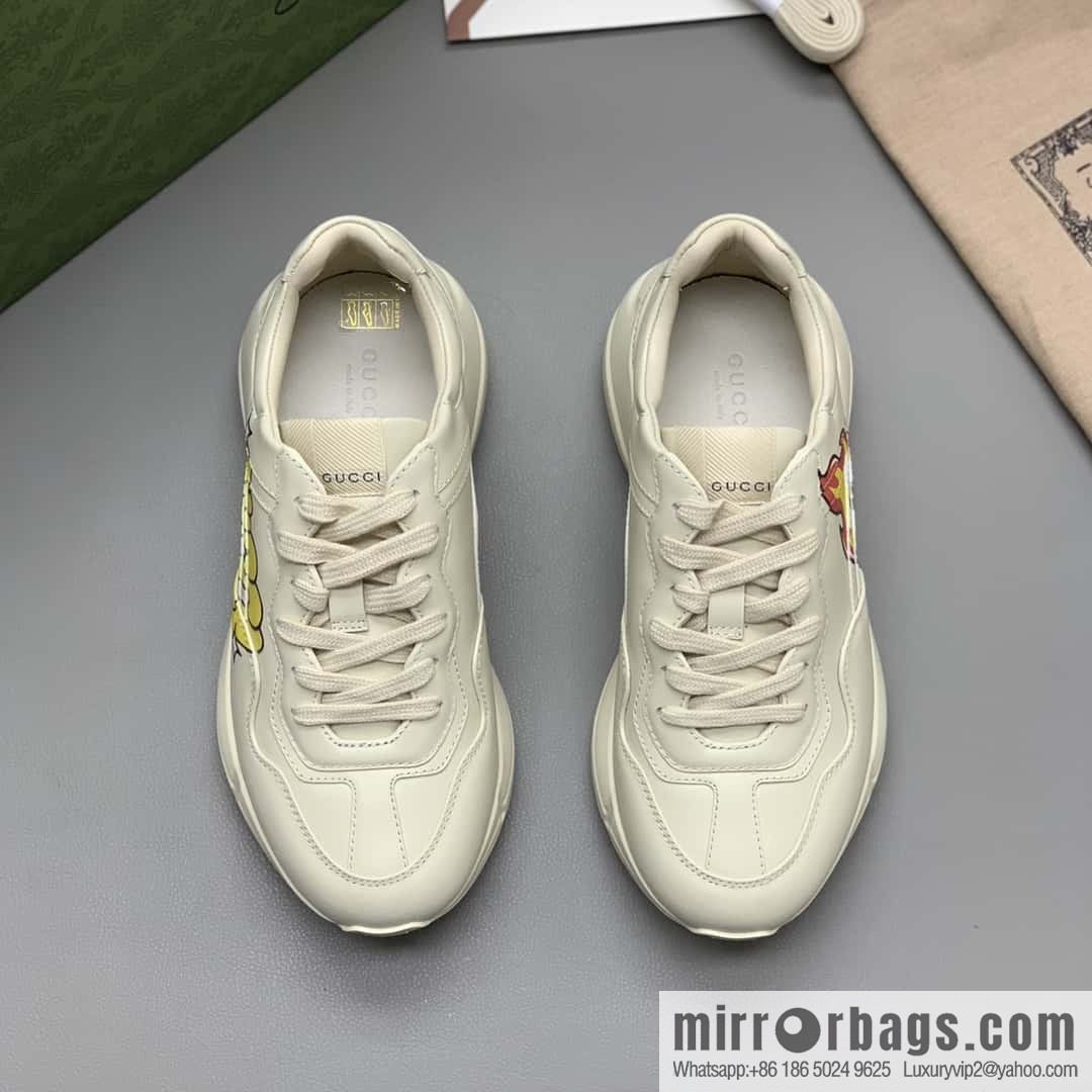 GUCCI men's and women's retro sneakers