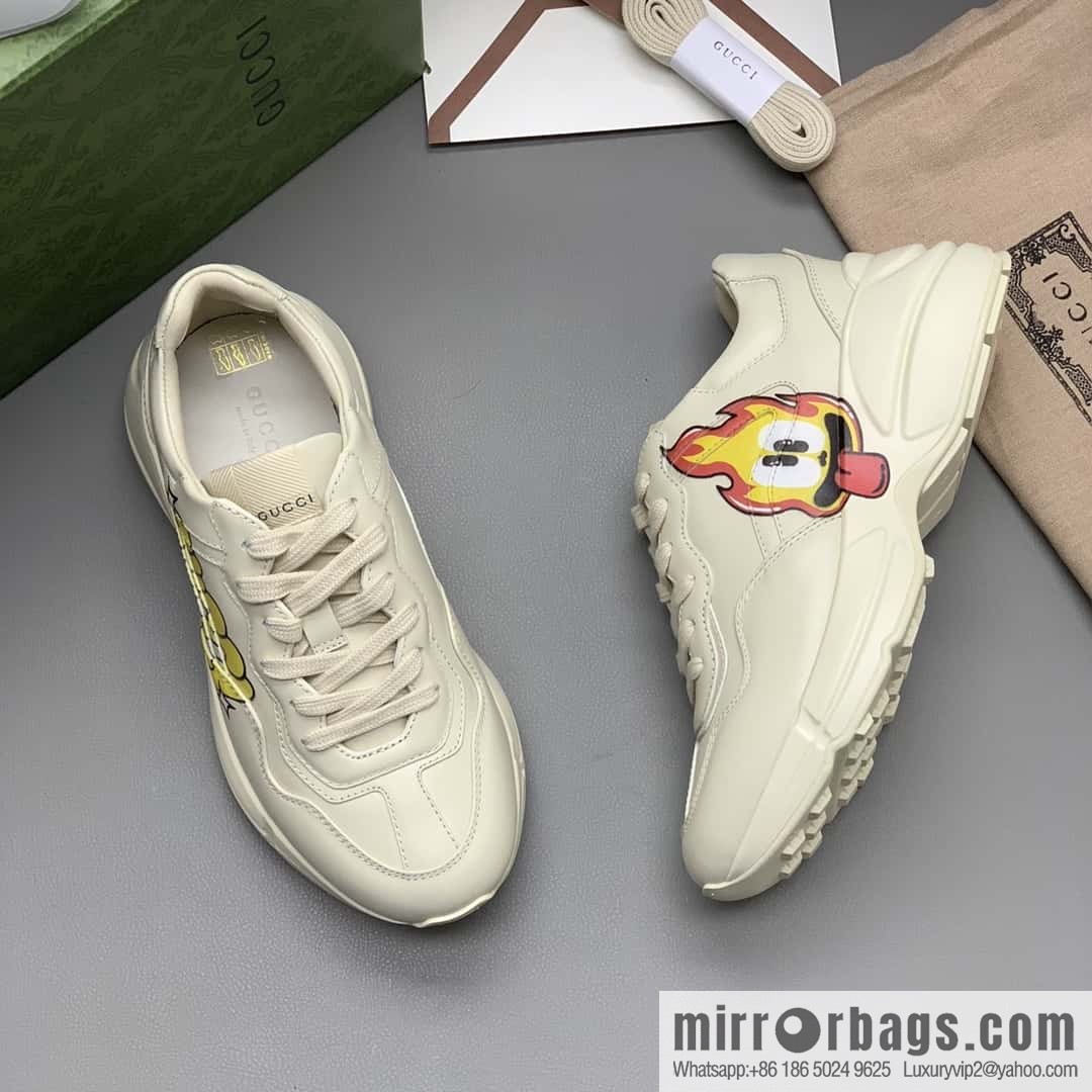 GUCCI men's and women's retro sneakers