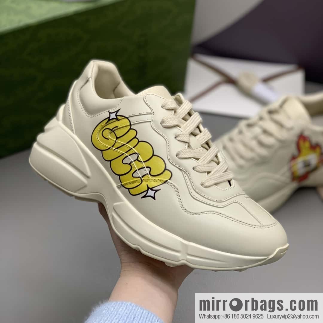 GUCCI men's and women's retro sneakers