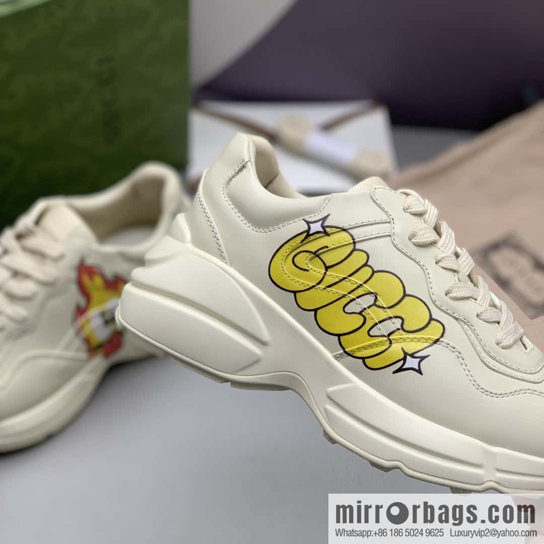 GUCCI men's and women's retro sneakers
