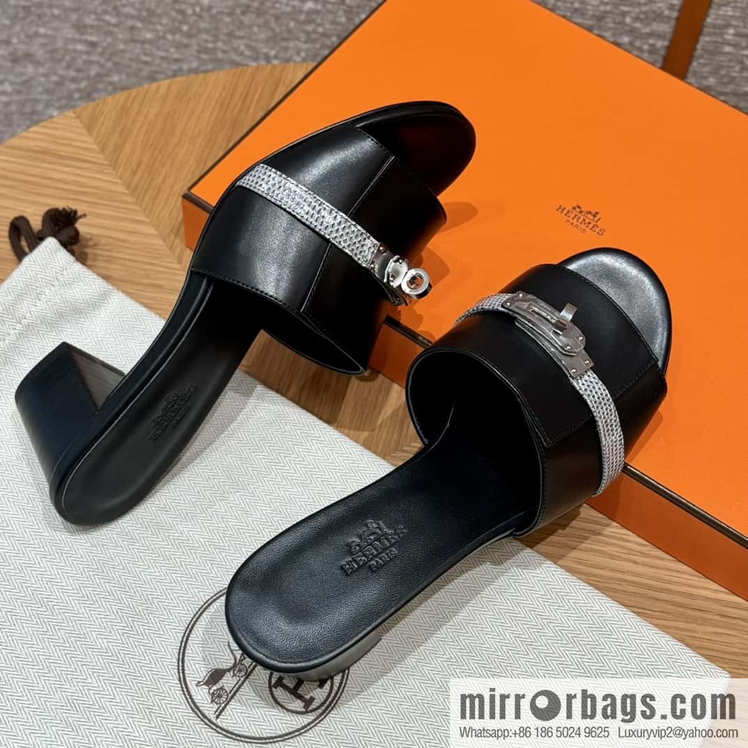 Hermes Kelly Buckle Lizard π¦ Strap High Heel