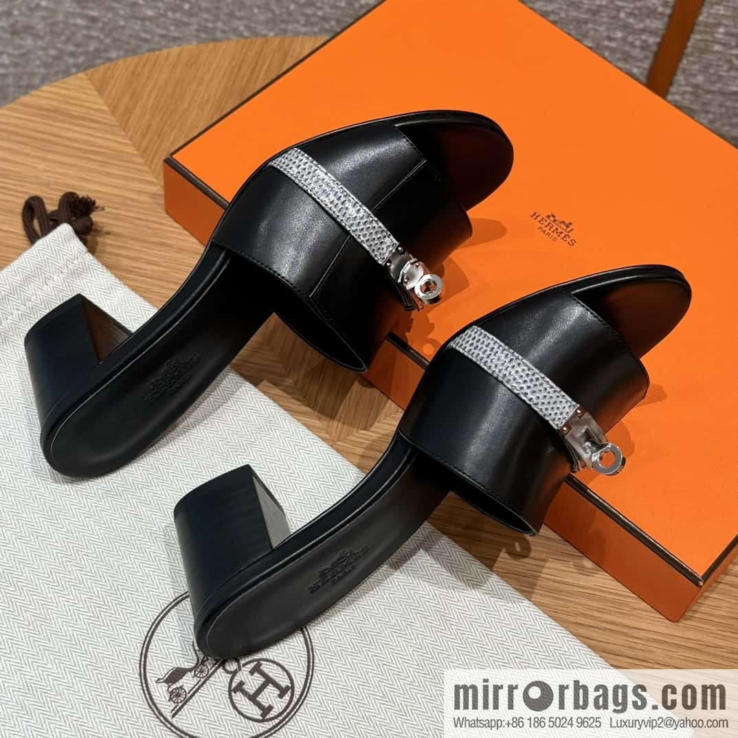 Hermes Kelly Buckle Lizard π¦ Strap High Heel