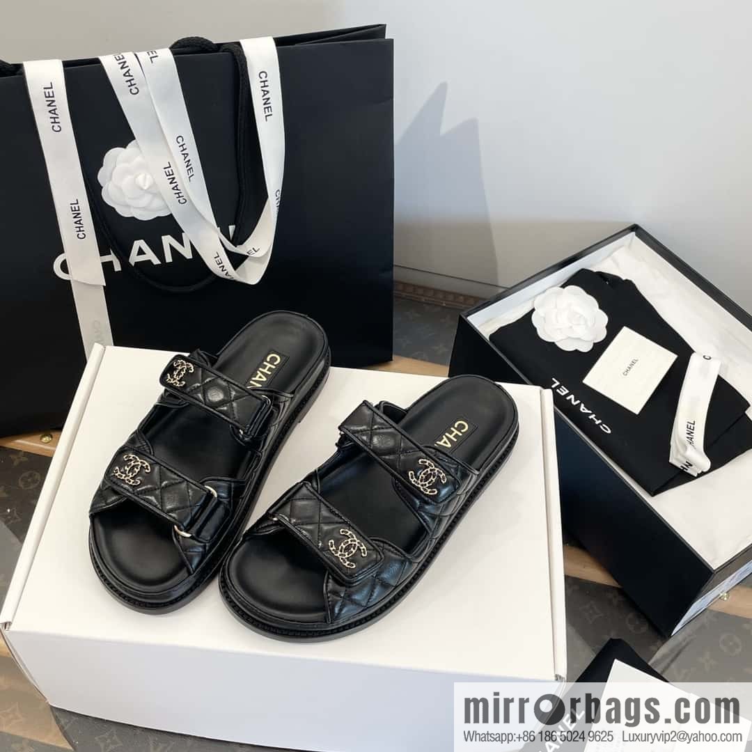 CHANEL Xiaoxiang The latest Velcro, slippers
