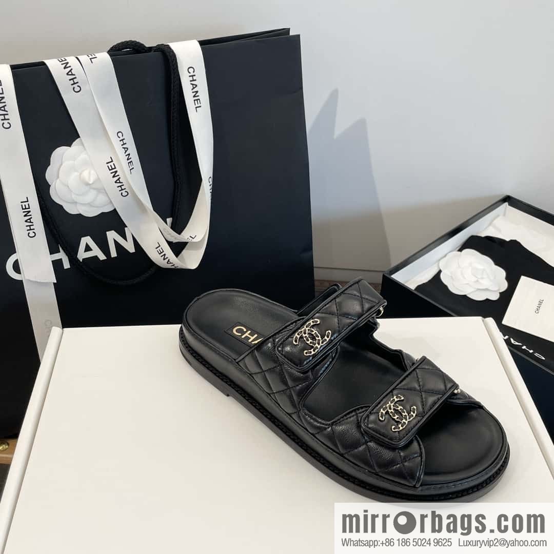 CHANEL Xiaoxiang The latest Velcro, slippers