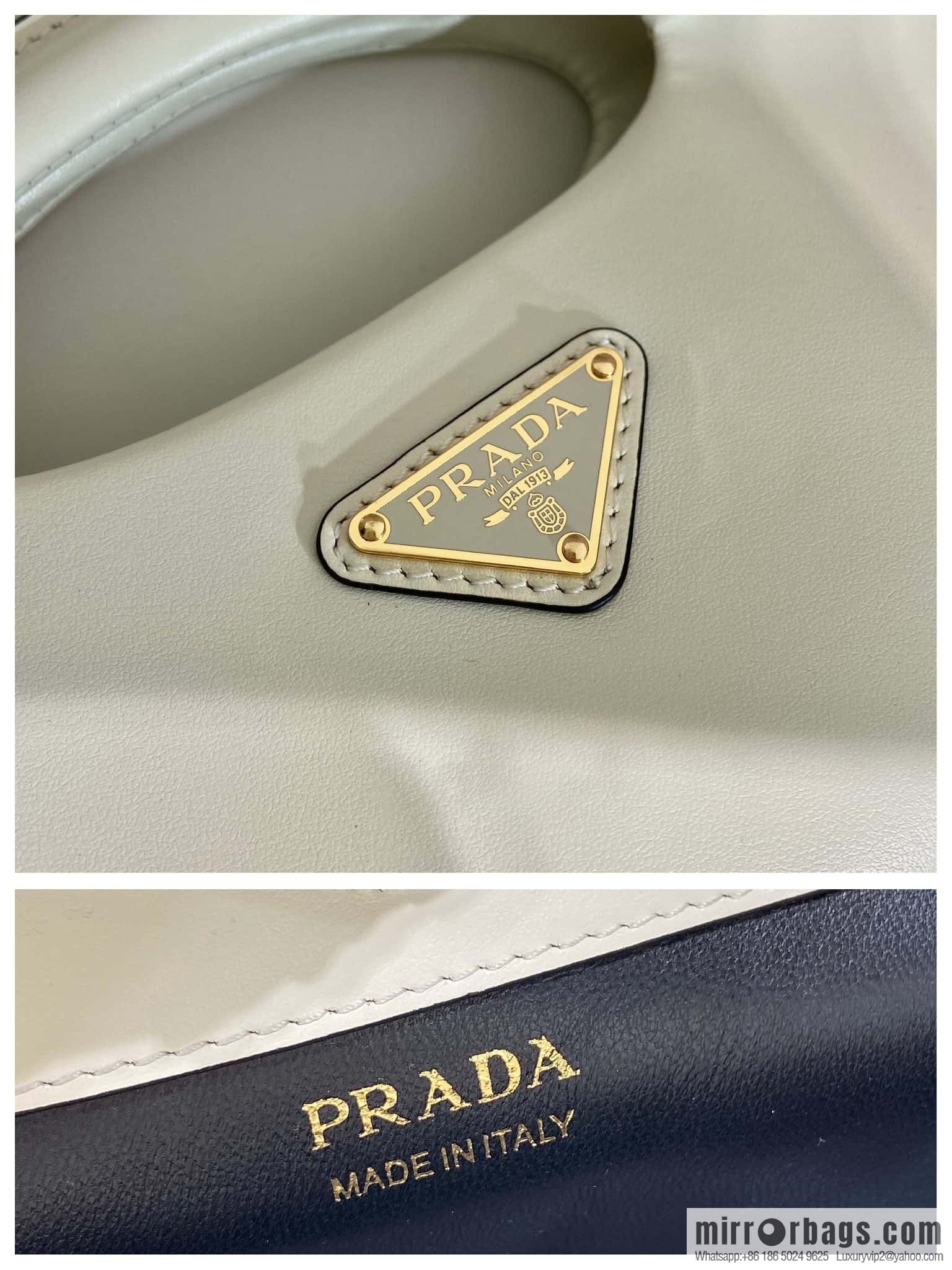 PRADA 🎉 new dumpling bag 🎉 1BA421 white