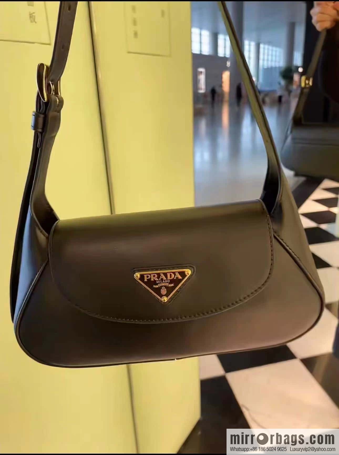 PRADA ๐ new shoulder bag ๐ 1BD358 black