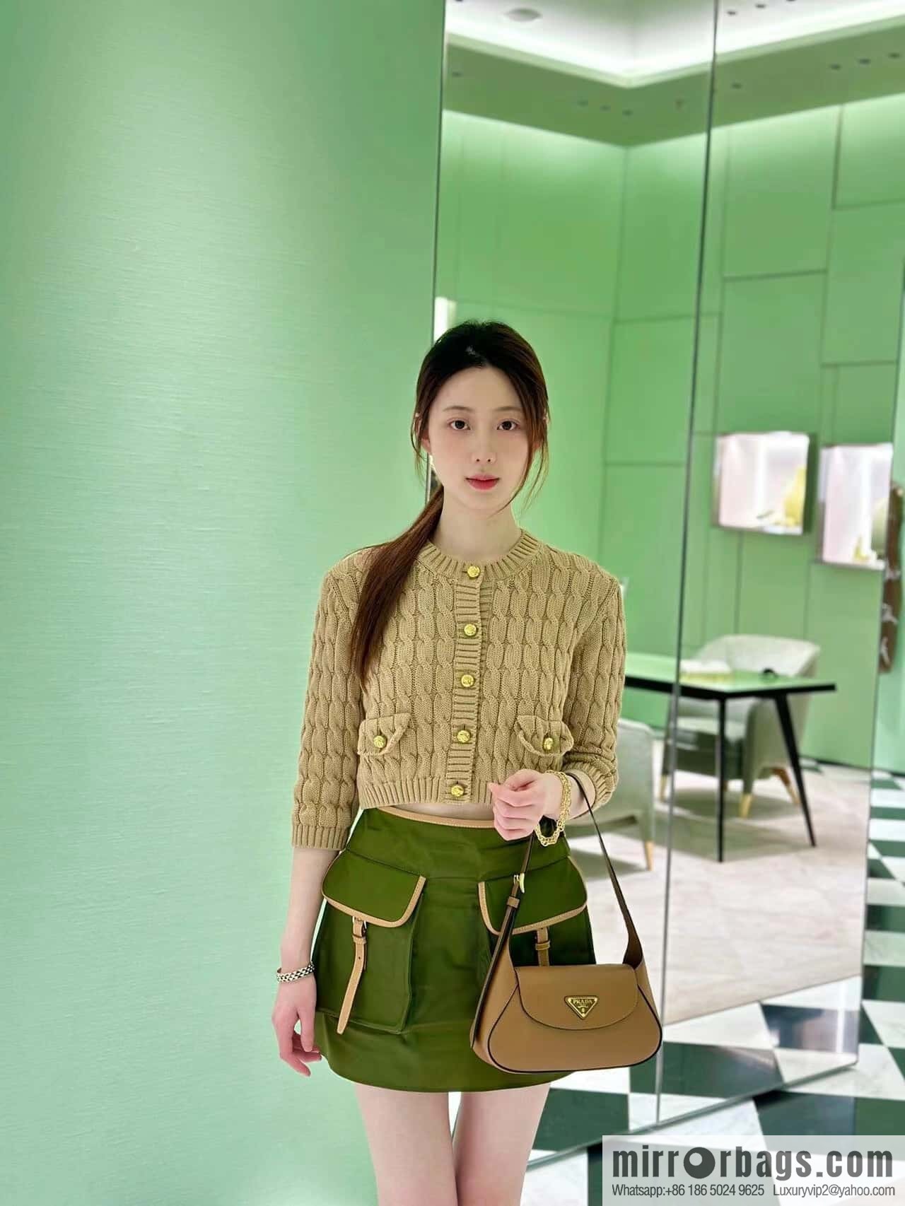 PRADA 🎉 new shoulder bag 🎉 1BD358 brown
