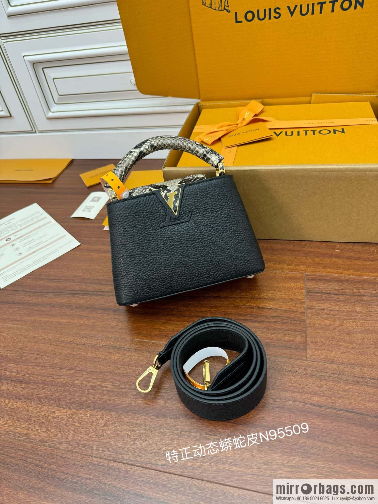LV N95509 CAPUCINES mini handbag