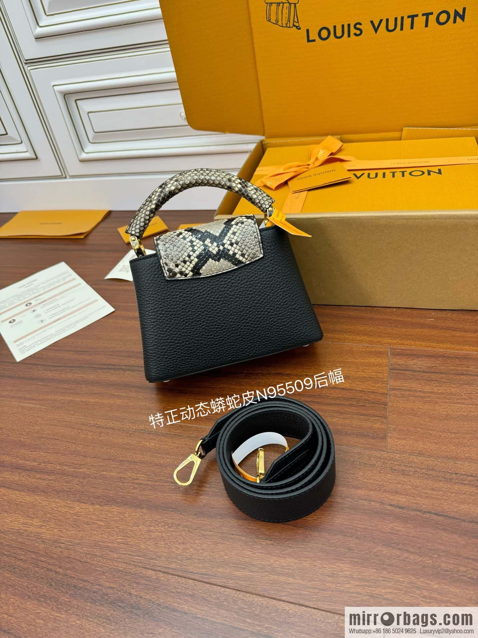 LV N95509 CAPUCINES mini handbag