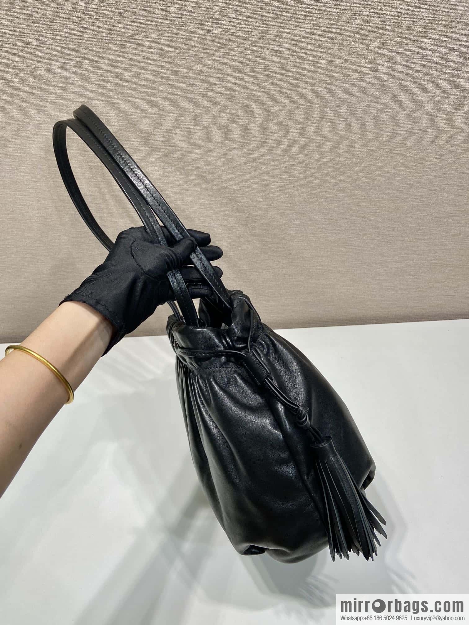 PRADA 🎉 new lucky bag 🎉 1BG541 small sheepskin 🎉🎉 black