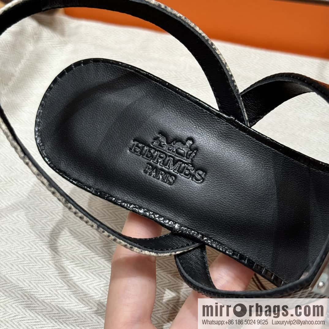 Hermès 160 Glamour Sandals 75