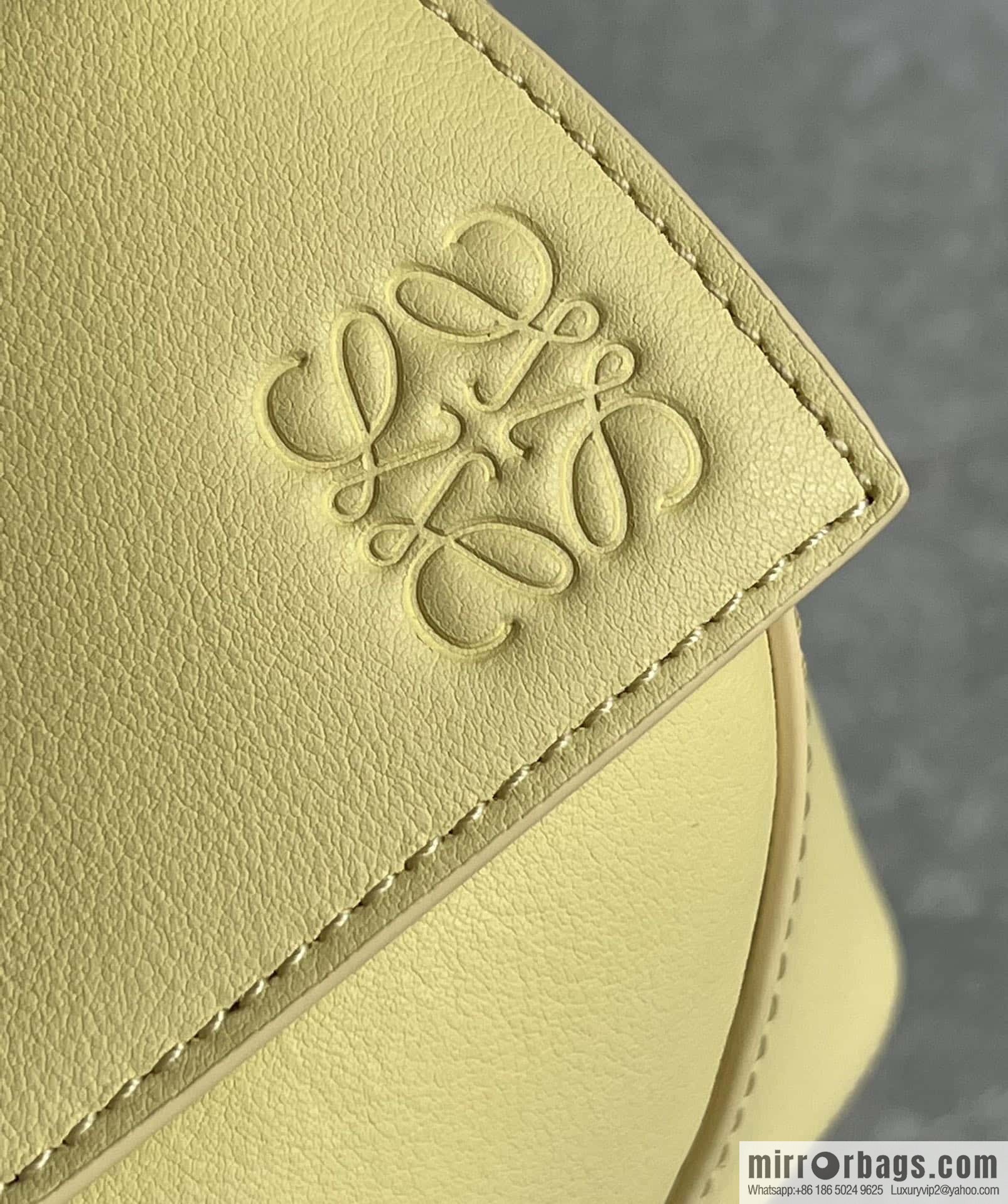 LOEWE new color latest practice puzzle geometric bag 0681 yellow