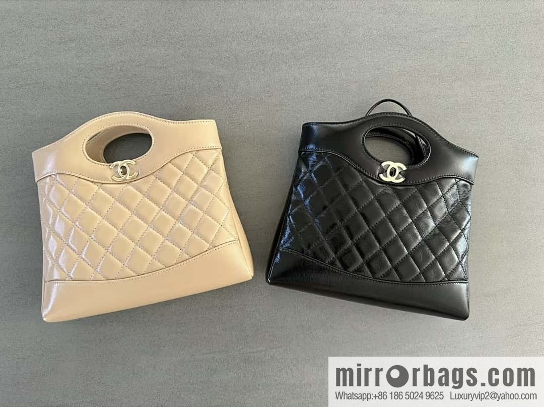 CHANEL 24S mini 31bag sheepskin AS4133 black