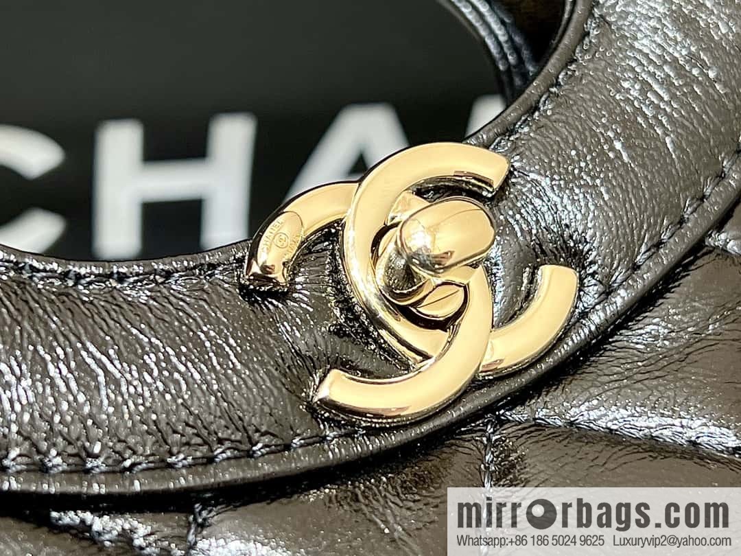CHANEL 24S mini 31bag sheepskin AS4133 black