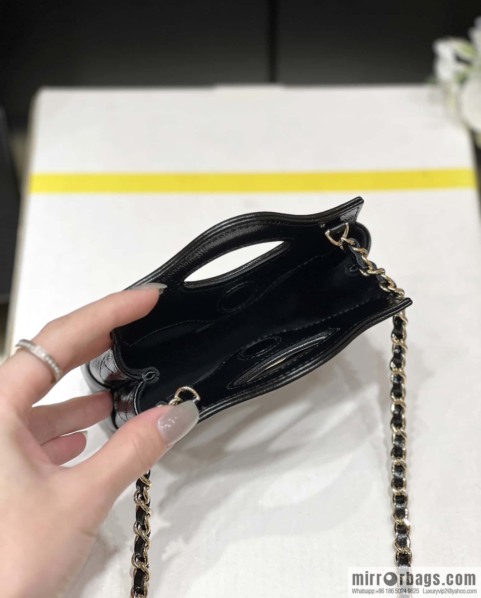 CHANEL 24S spring and summer series, super mini waste bag AP3875 black