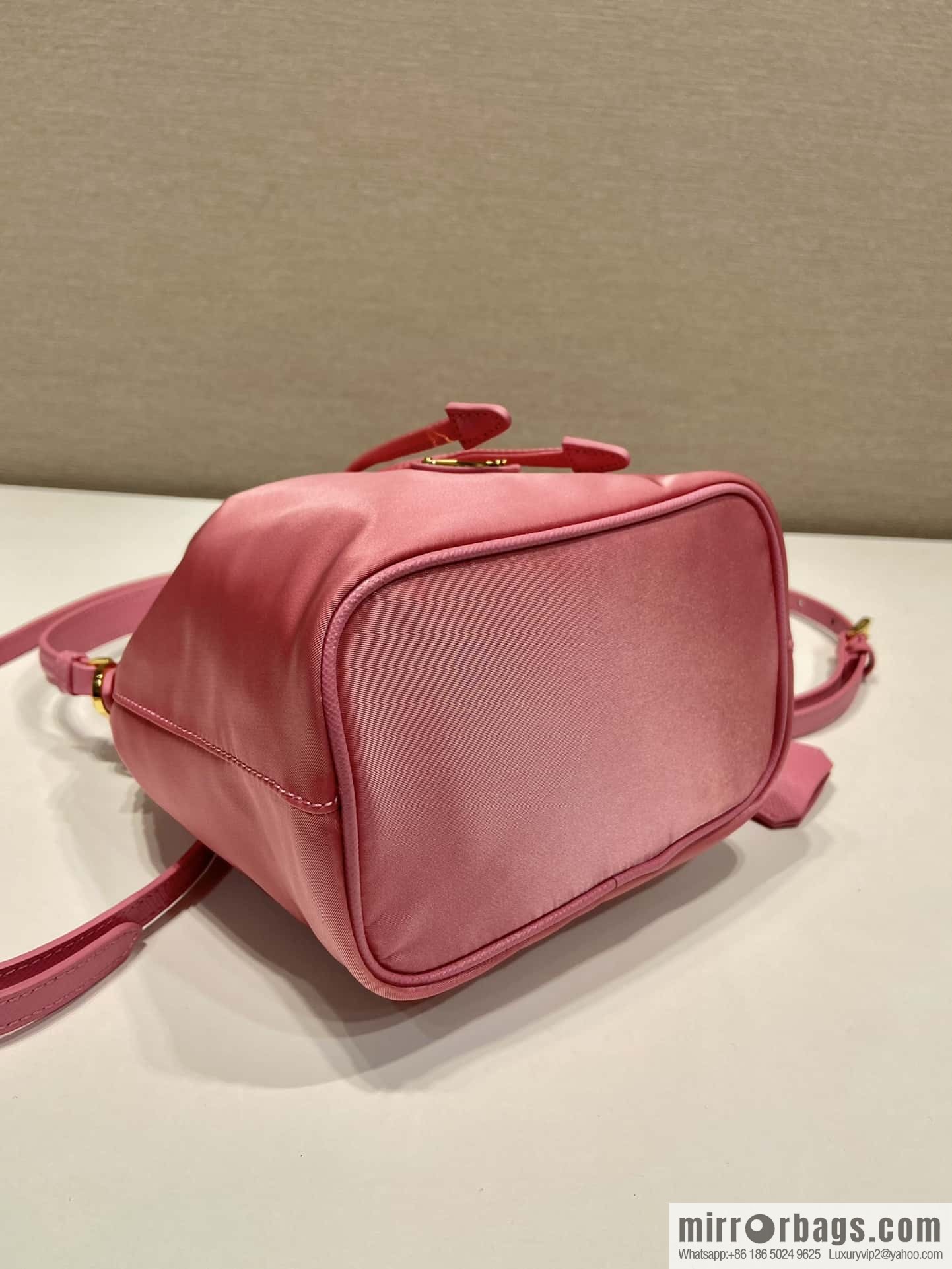PRADA 🎉 new bucket bag 🎉 1BE067 upgraded pink