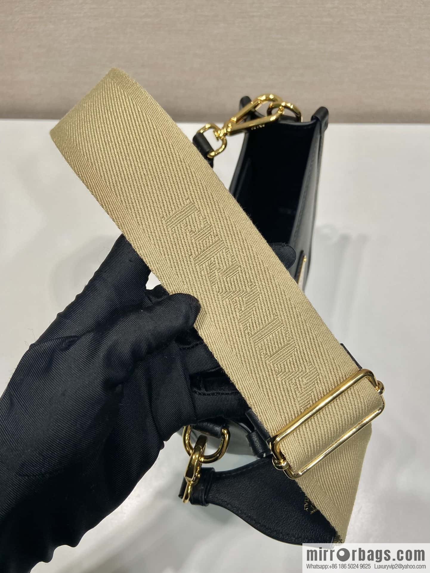 PRADA 👏 new shoulder strap bag 👏 1B H220 🎉 tote bag black