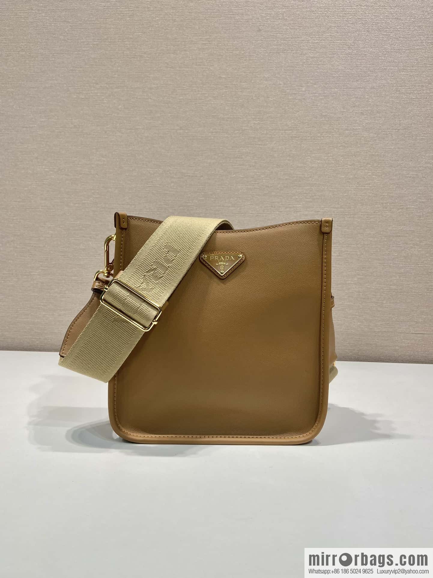 PRADA 👏 new shoulder strap bag 👏 1B H220 🎉 tote bag, brown