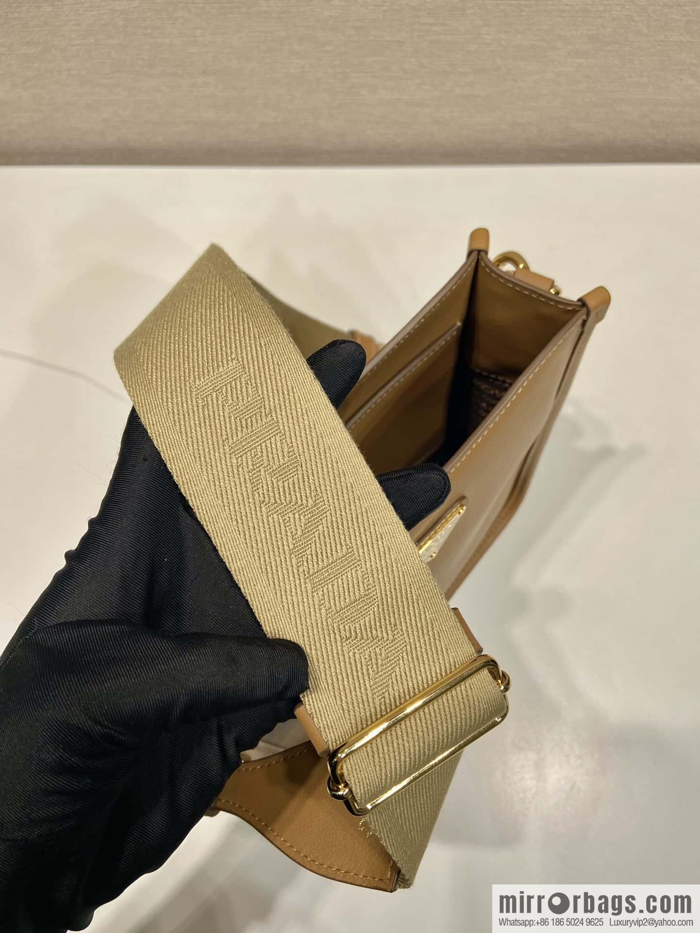 PRADA 👏 new shoulder strap bag 👏 1B H220 🎉 tote bag, brown