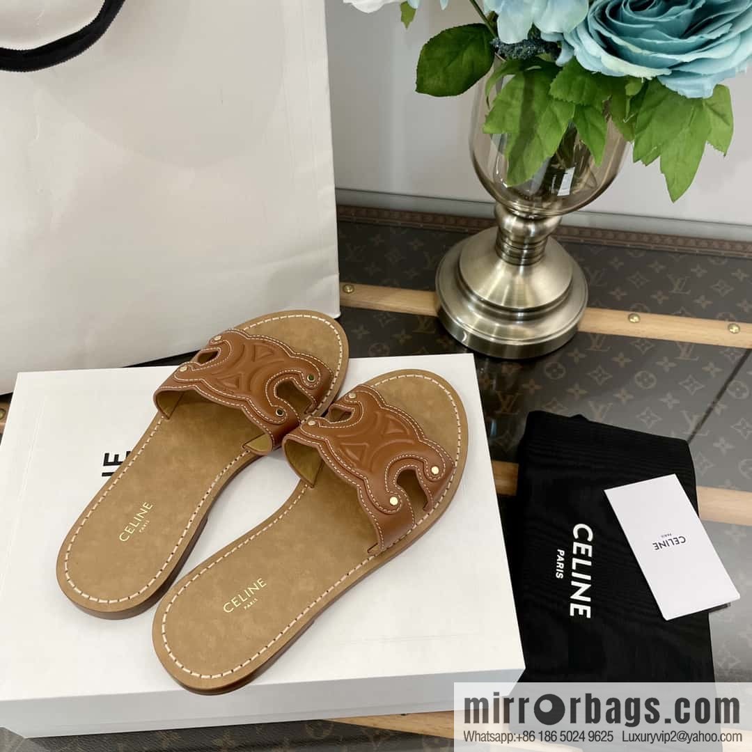 CELINE Arc de Triomphe Slippers