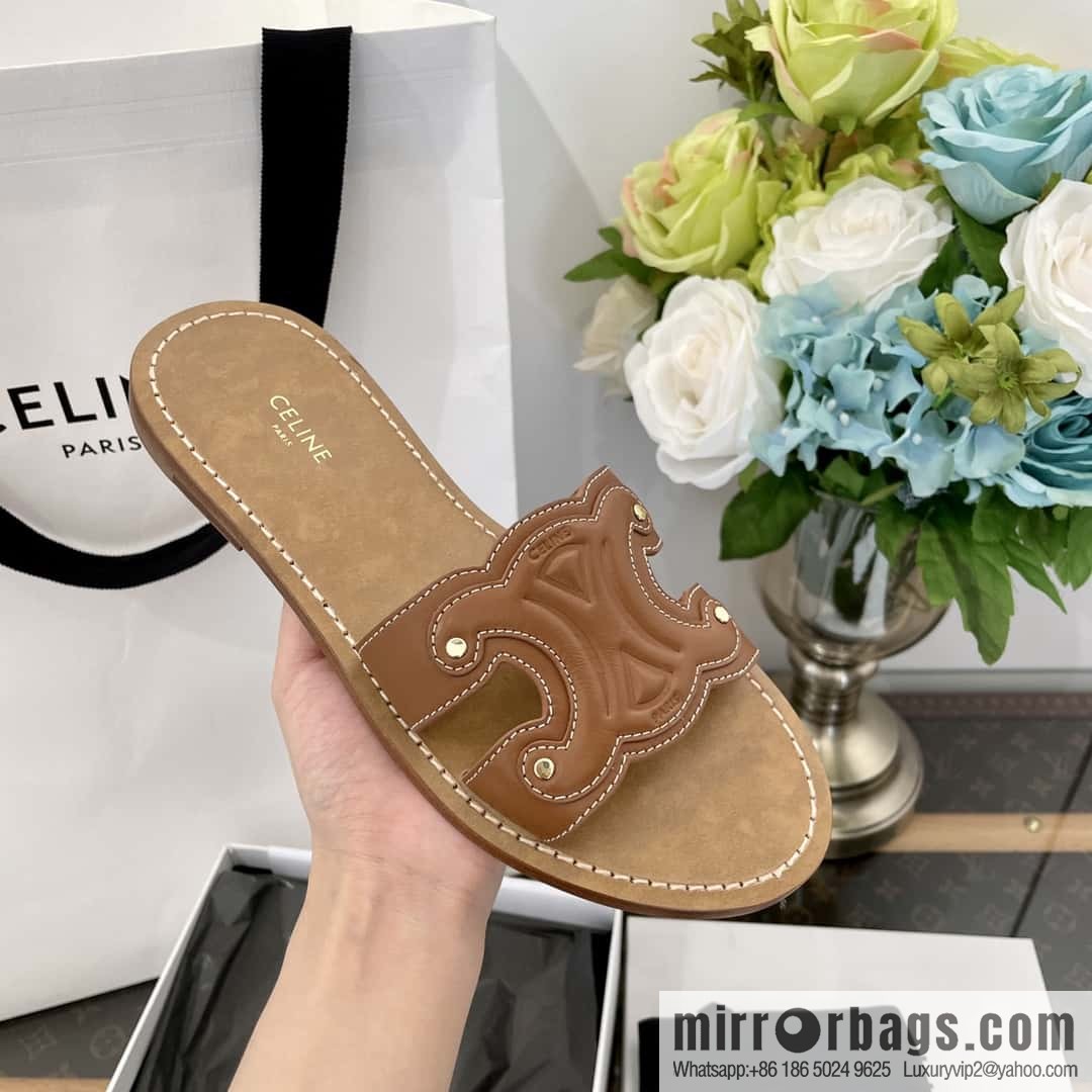 CELINE Arc de Triomphe Slippers