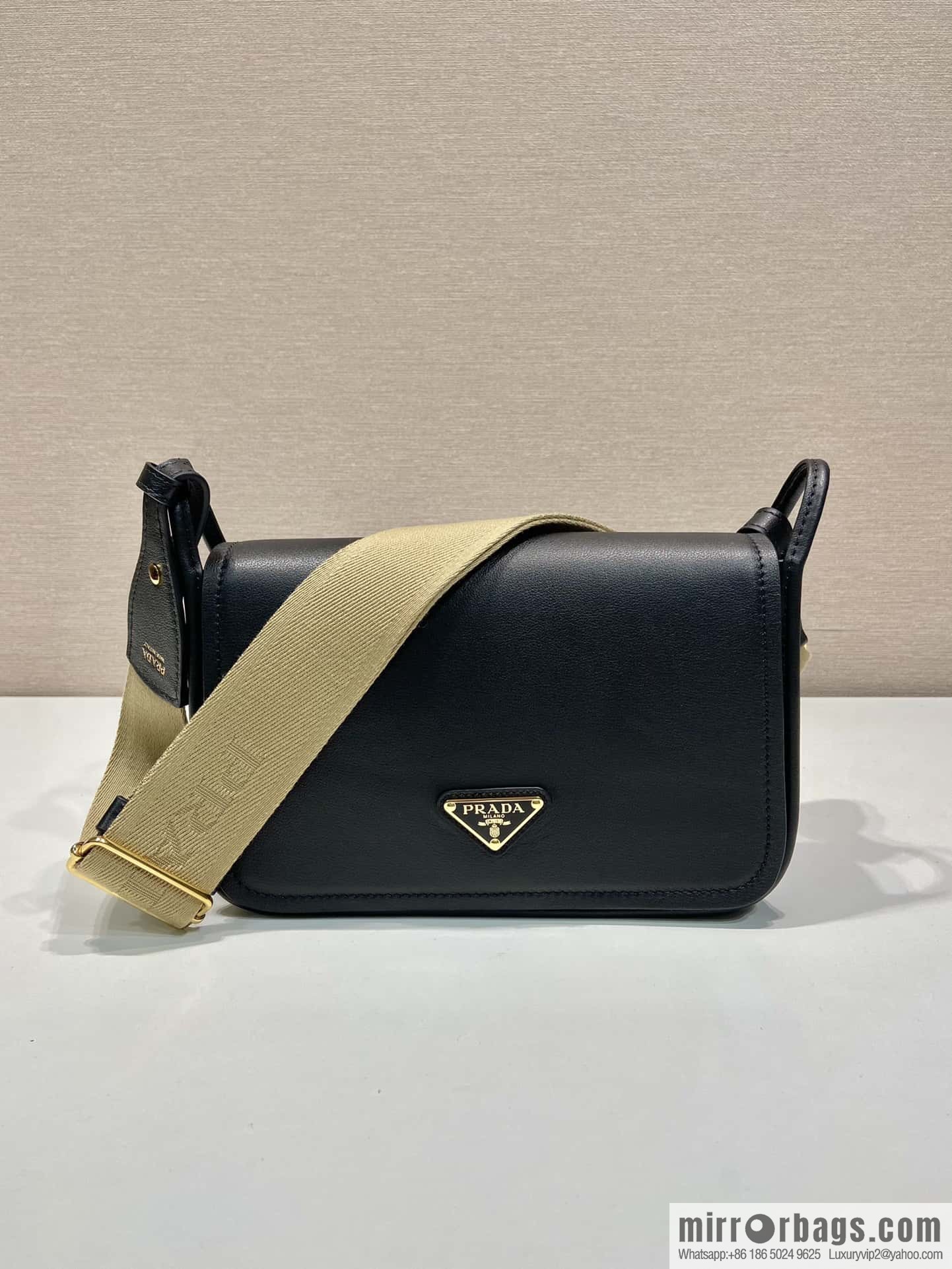 PRADA 👏 new shoulder strap bag 👏 1BD372 🎉 black