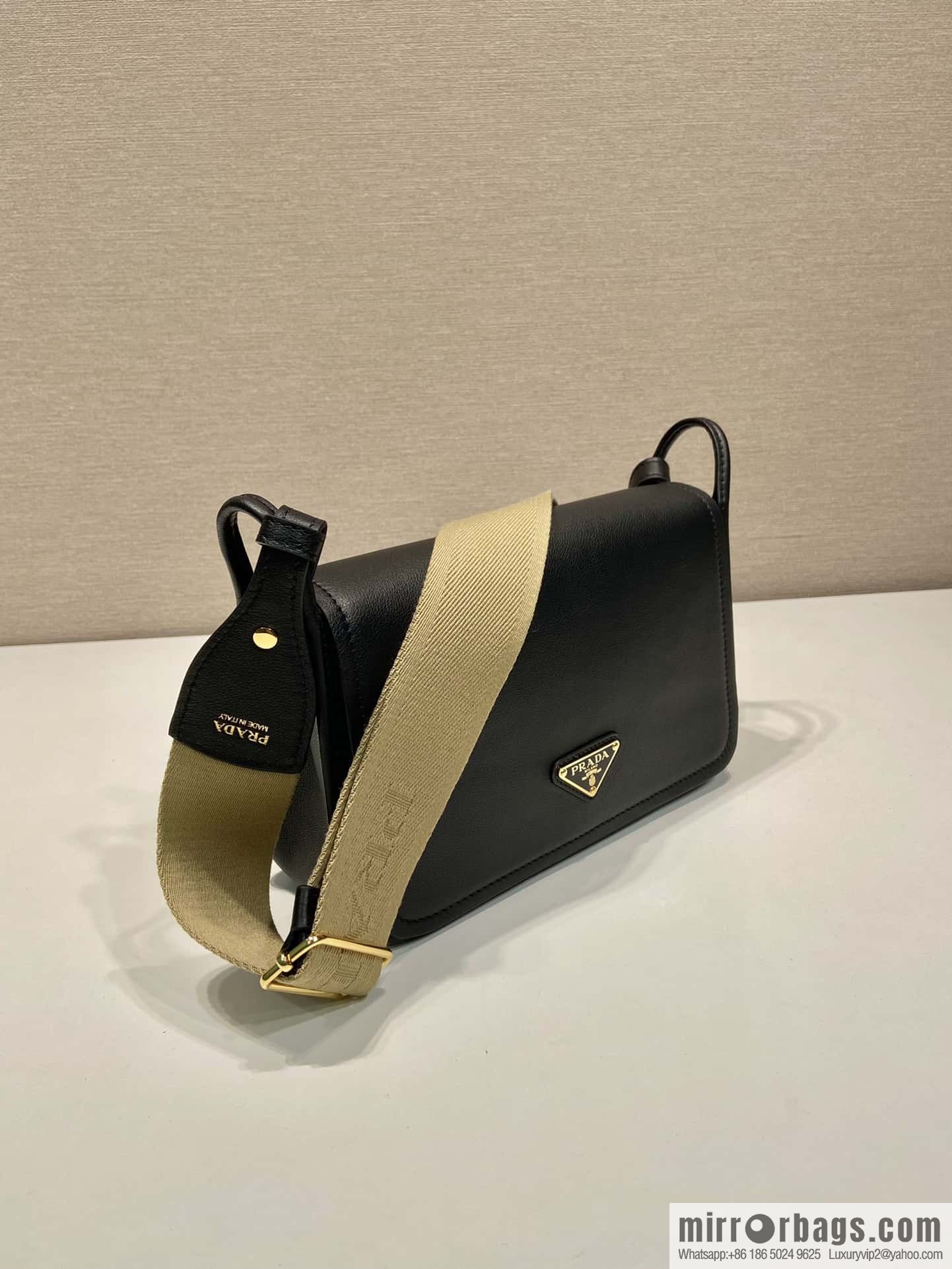 PRADA 👏 new shoulder strap bag 👏 1BD372 🎉 black