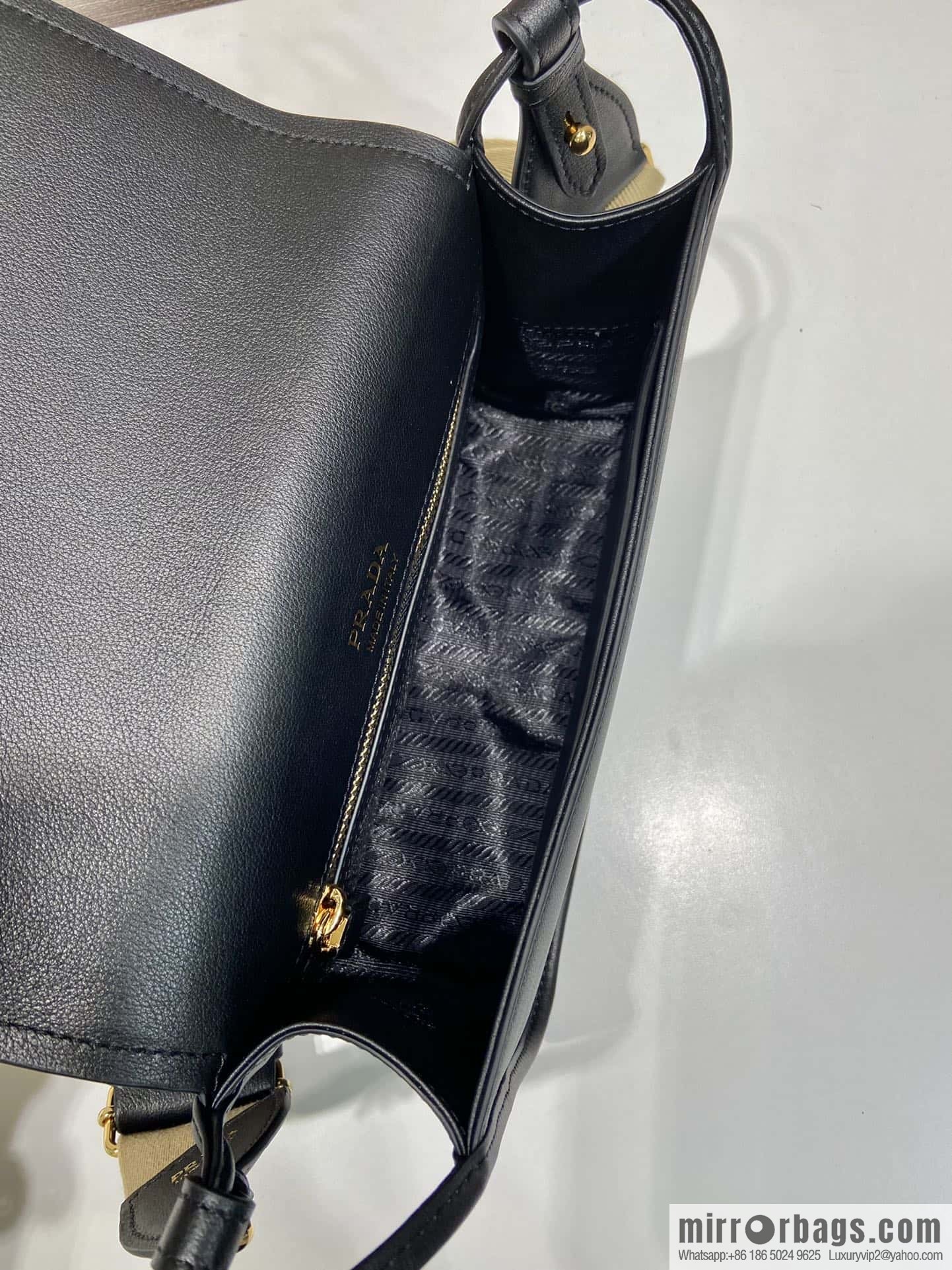 PRADA 👏 new shoulder strap bag 👏 1BD372 🎉 black