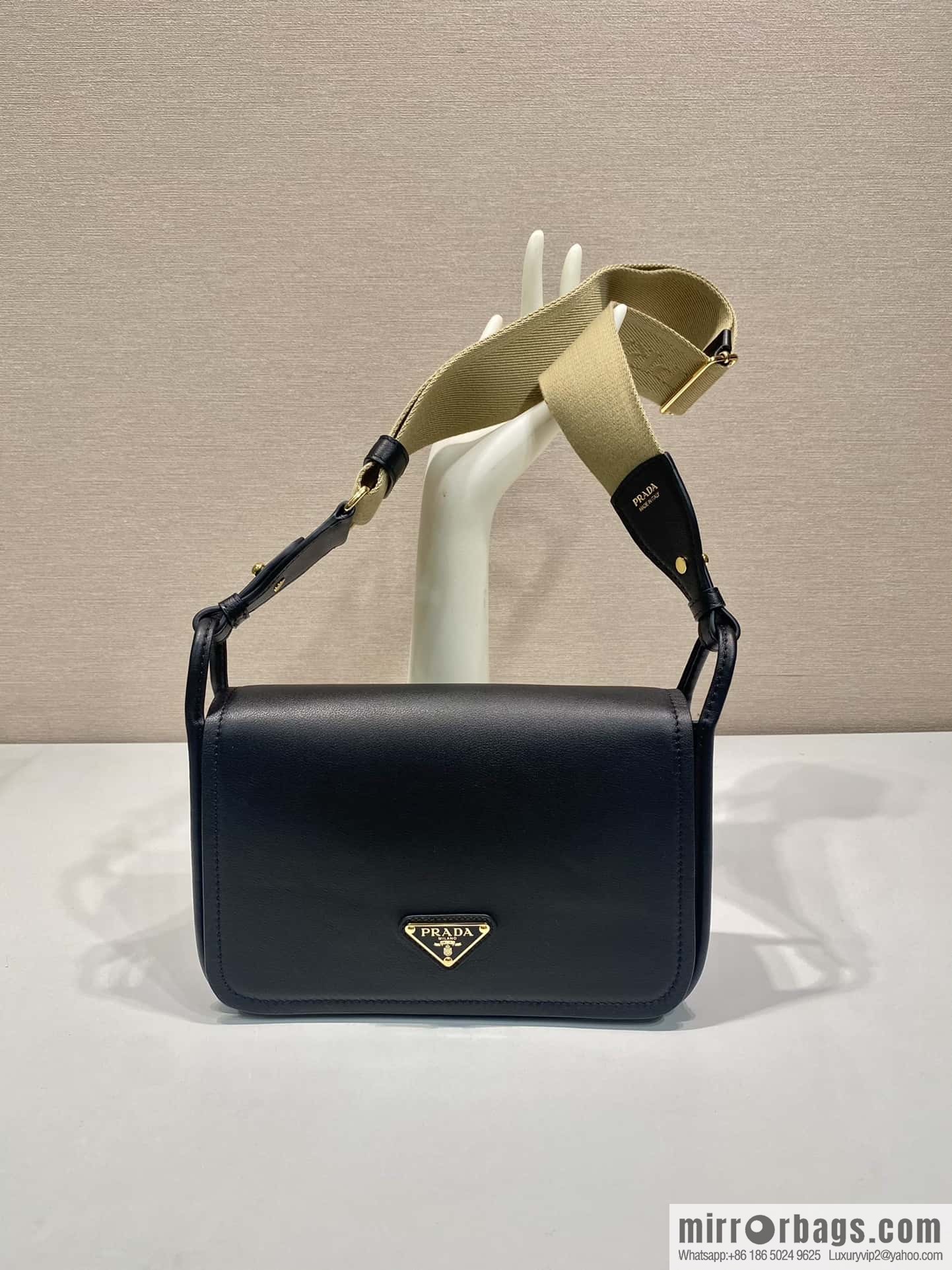 PRADA 👏 new shoulder strap bag 👏 1BD372 🎉 black
