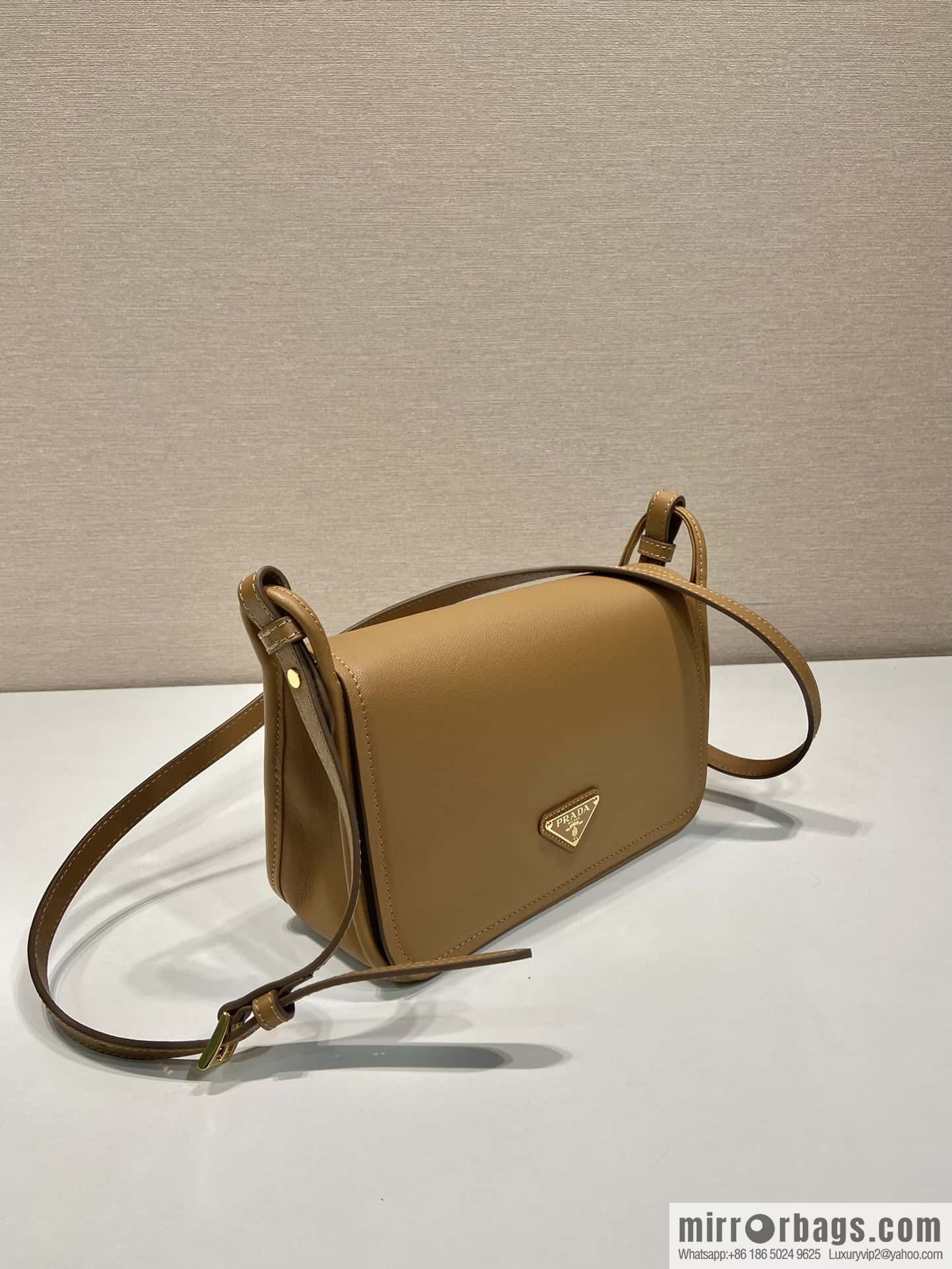 PRADA 👏 new shoulder strap bag 👏 1BD372 🎉 brown