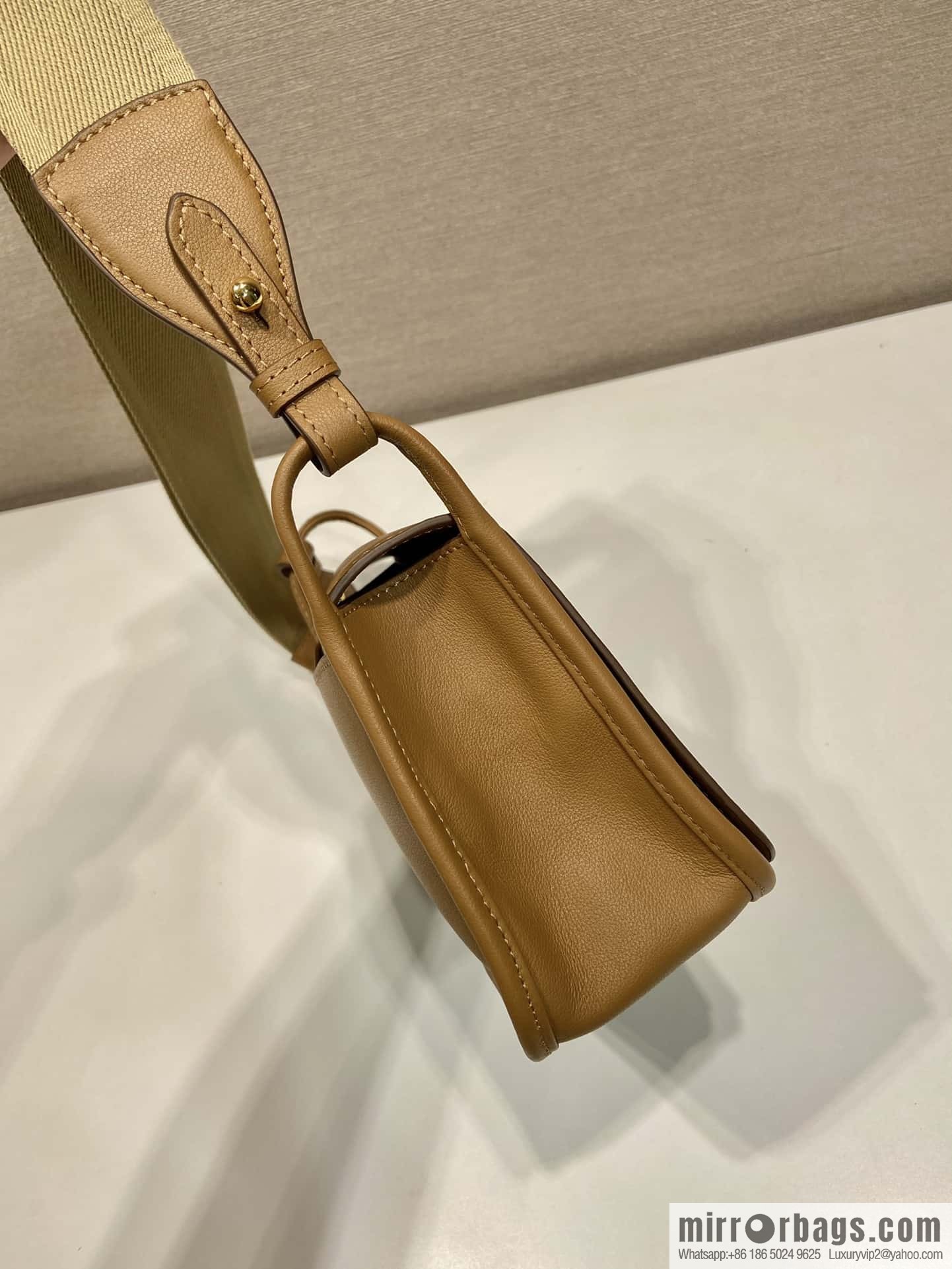 PRADA 👏 new shoulder strap bag 👏 1BD372 🎉 brown