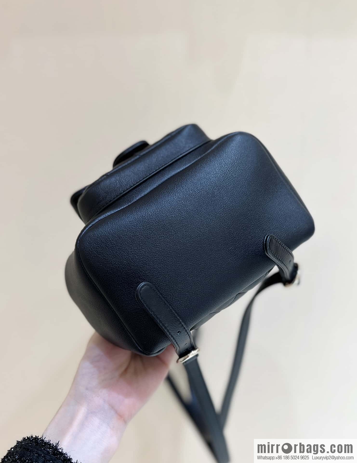 CHANEL classic ten thousand years duma small backpack AS2908 black