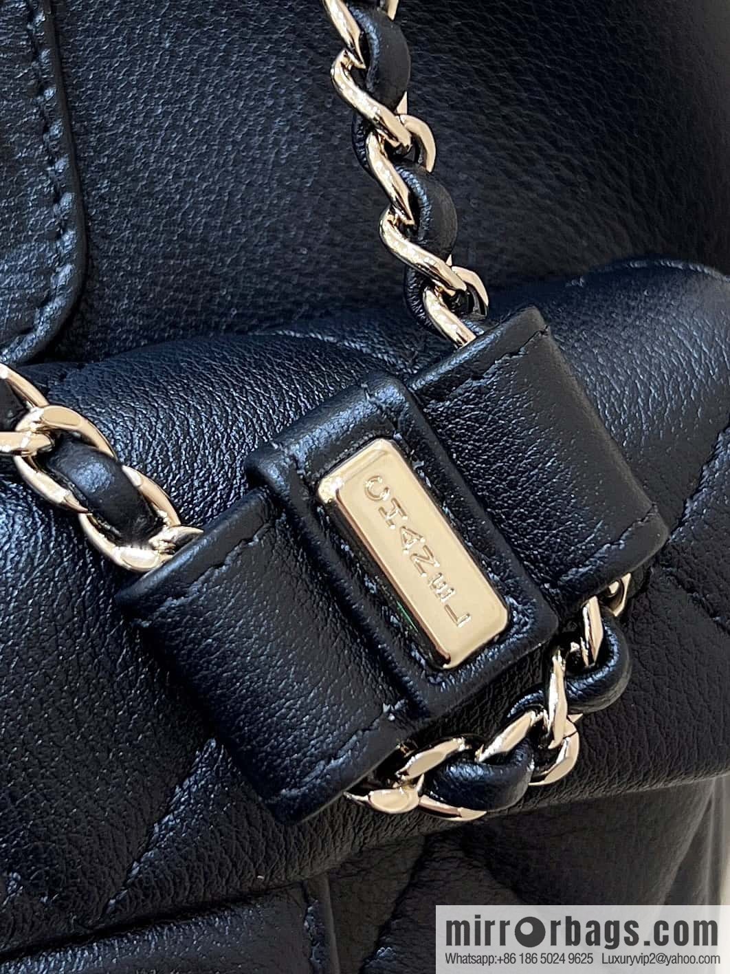 CHANEL classic ten thousand years duma small backpack AS2908 black