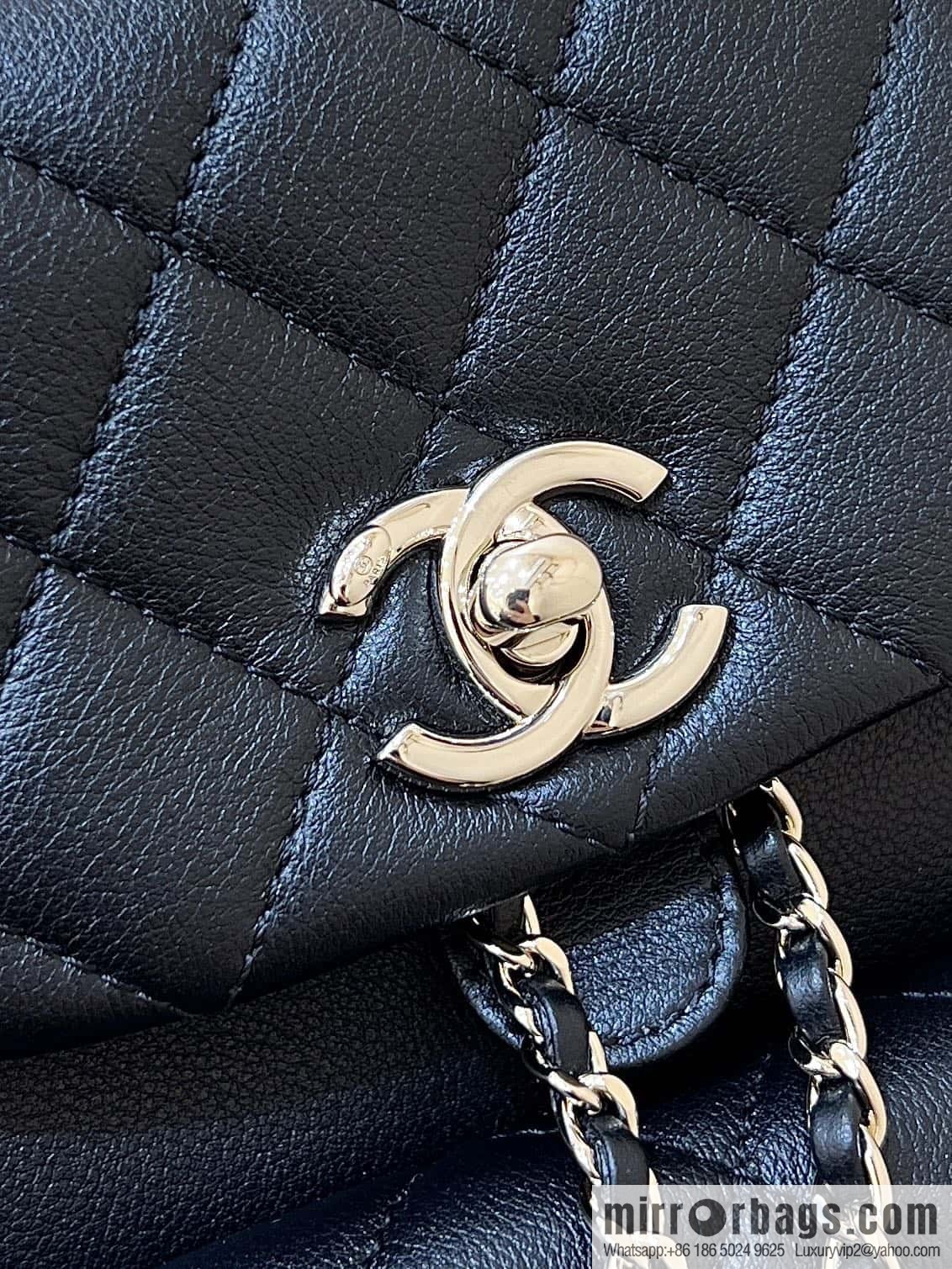 CHANEL classic ten thousand years duma small backpack AS2908 black